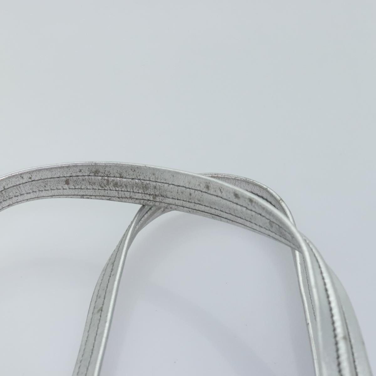 Celine CELINE Tote Bag Leather Silver Size ONE SIZE - 8 Thumbnail