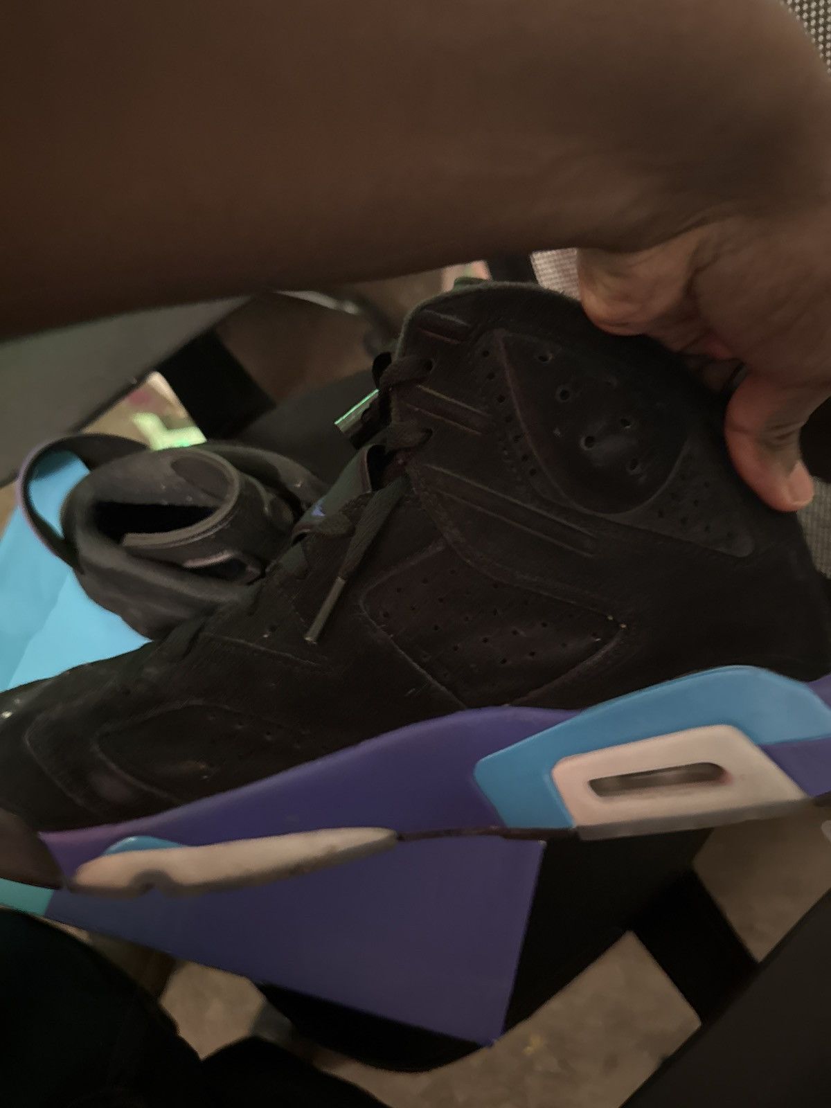 Jordan Brand Air Jordan 6 Retro 'Aqua' Size US 10.5 / EU 43-44 - 4 Thumbnail