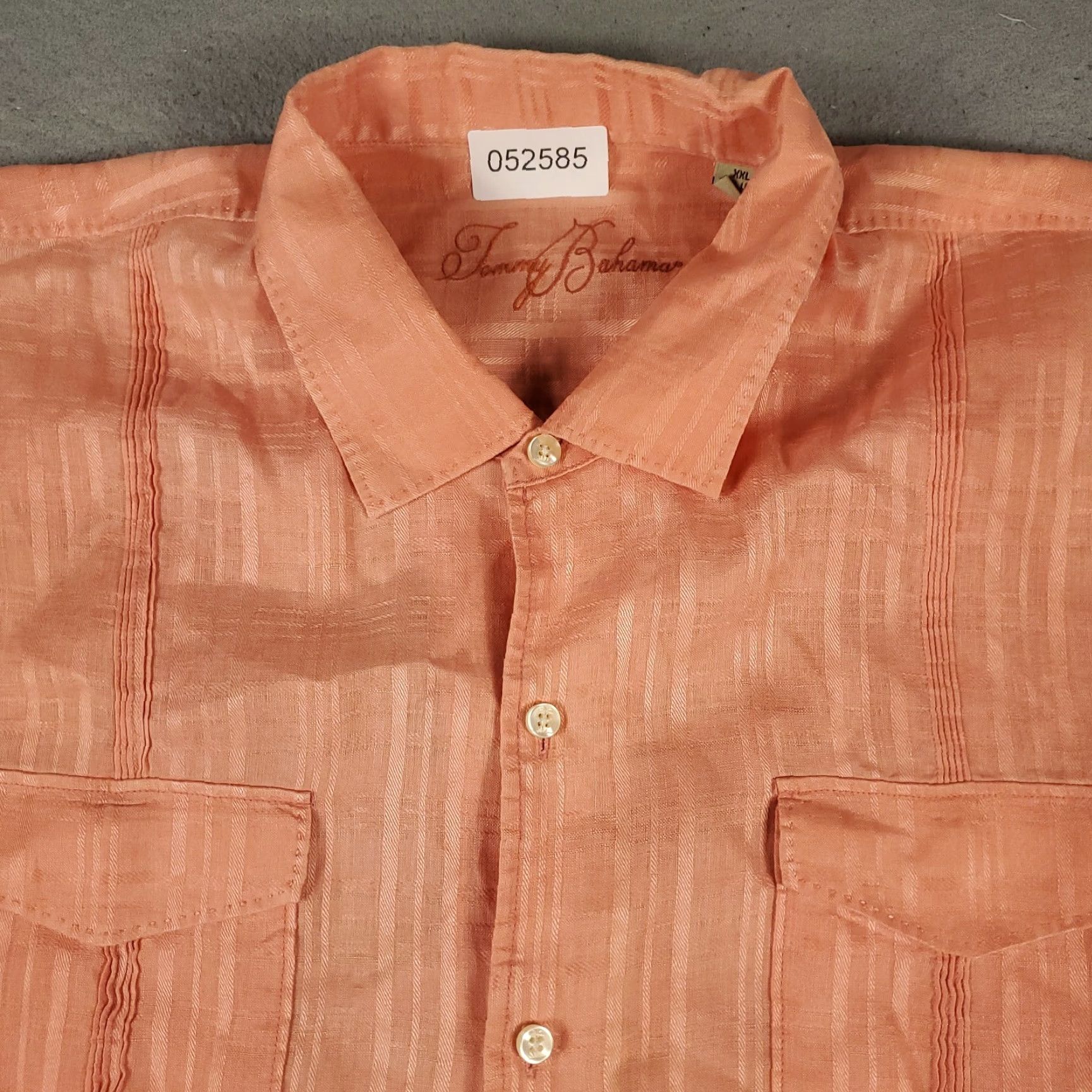 Tommy Bahama Tommy Bahama Shirt Mens 2XL Pink Striped Linen Button-Up Short Sleeve Shirts Mens 2XL Pink Striped Linen Button-Up Short Sleeve Size US XXL / EU 58 / 5 - 2 Thumbnail
