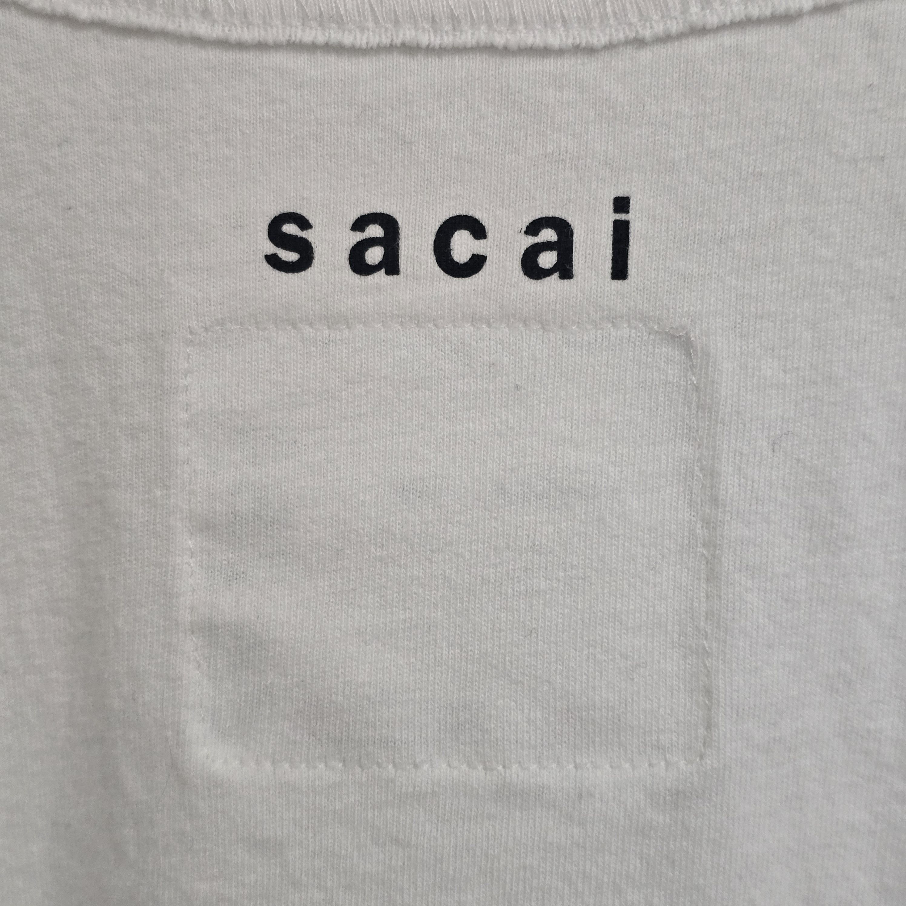 Sacai Flock print t-shirt Size US L / EU 52-54 / 3 - 6 Thumbnail