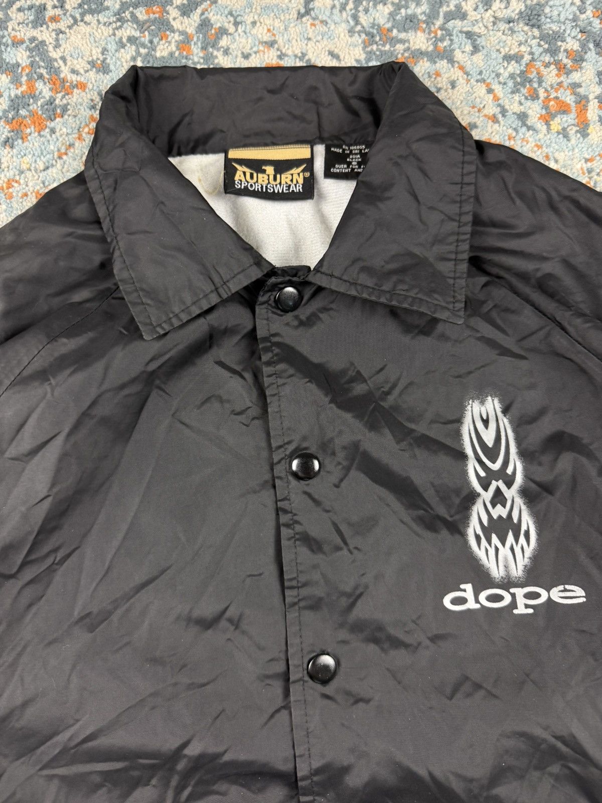 Vintage Ultra Rare Vintage 90s Dope metal band tribal graphic jacket Size US S / EU 44-46 / 1 - 8 Thumbnail