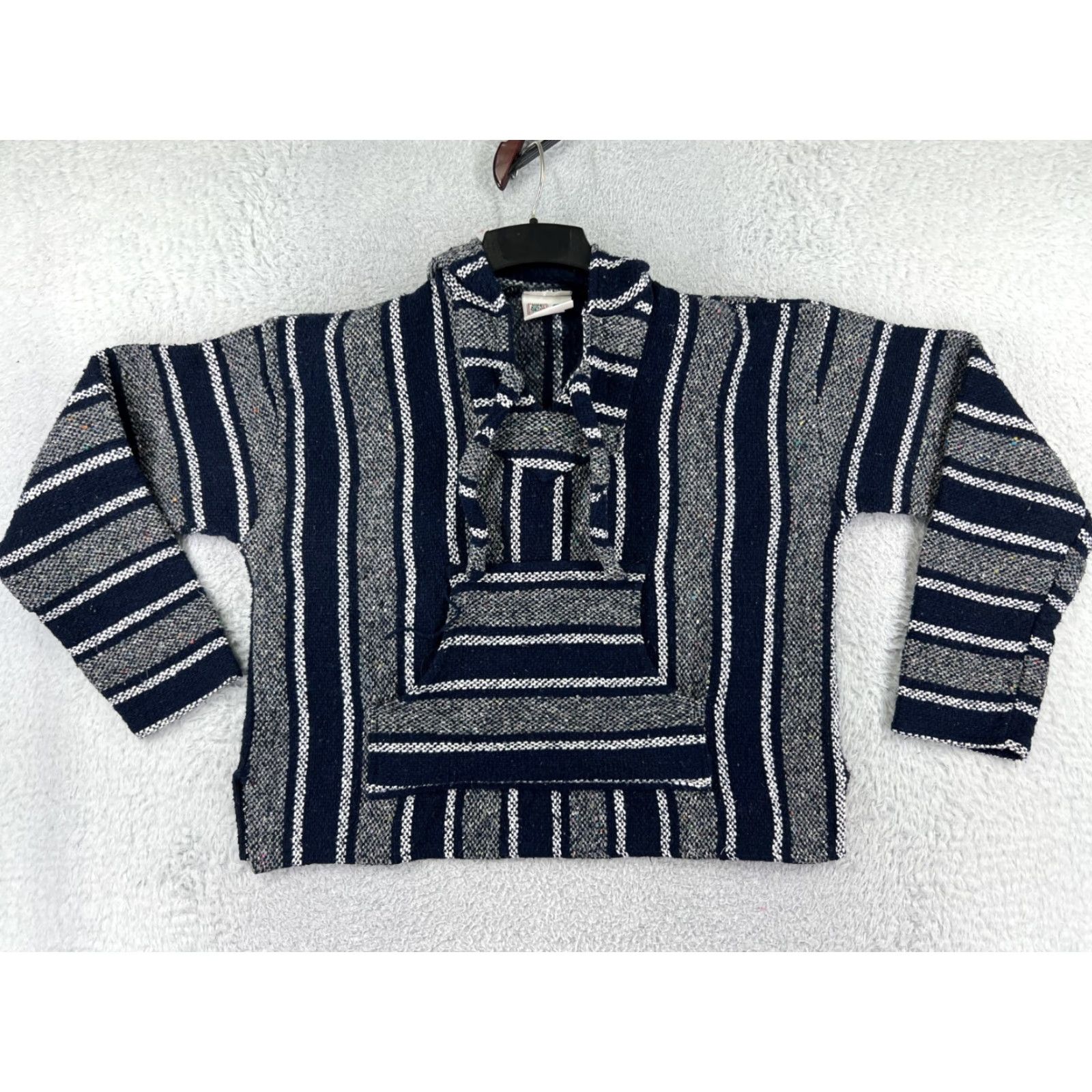 Vintage S.Focus Baja Hoodie Mens Medium Graphite Gray Acrylic Blend Neuvo Legend Mexico Neuvo Size US M / EU 48-50 / 2 - 2 Thumbnail