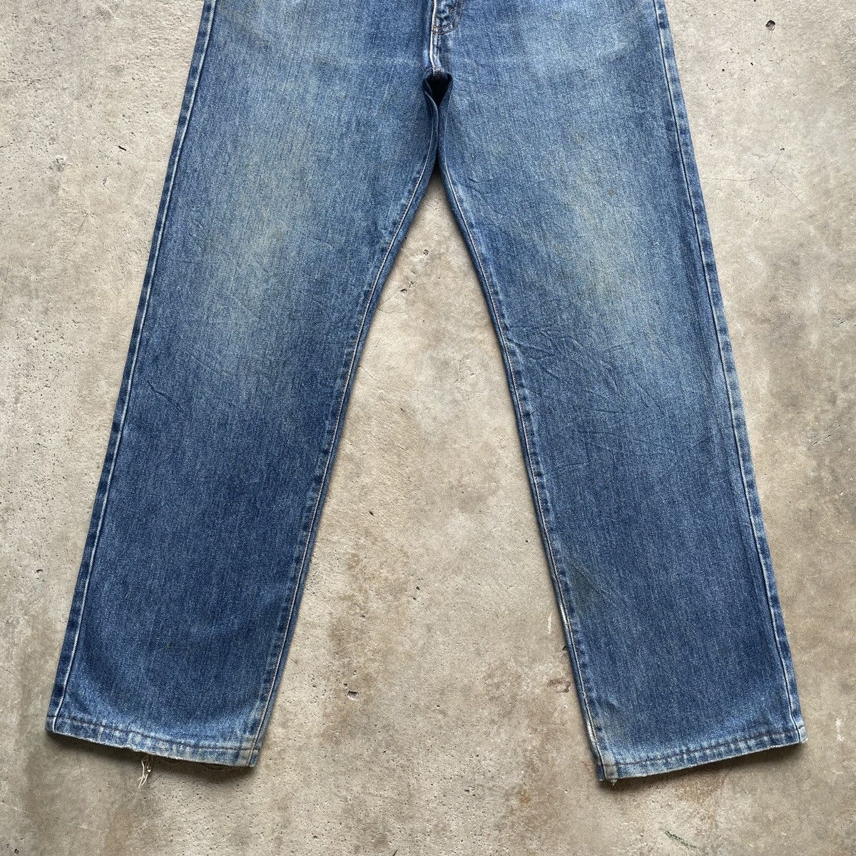 Jean × Kenzo W31x29.5 Vintage Kenzo Jeans Faded Denim Pants Size US 31 - 5 Thumbnail