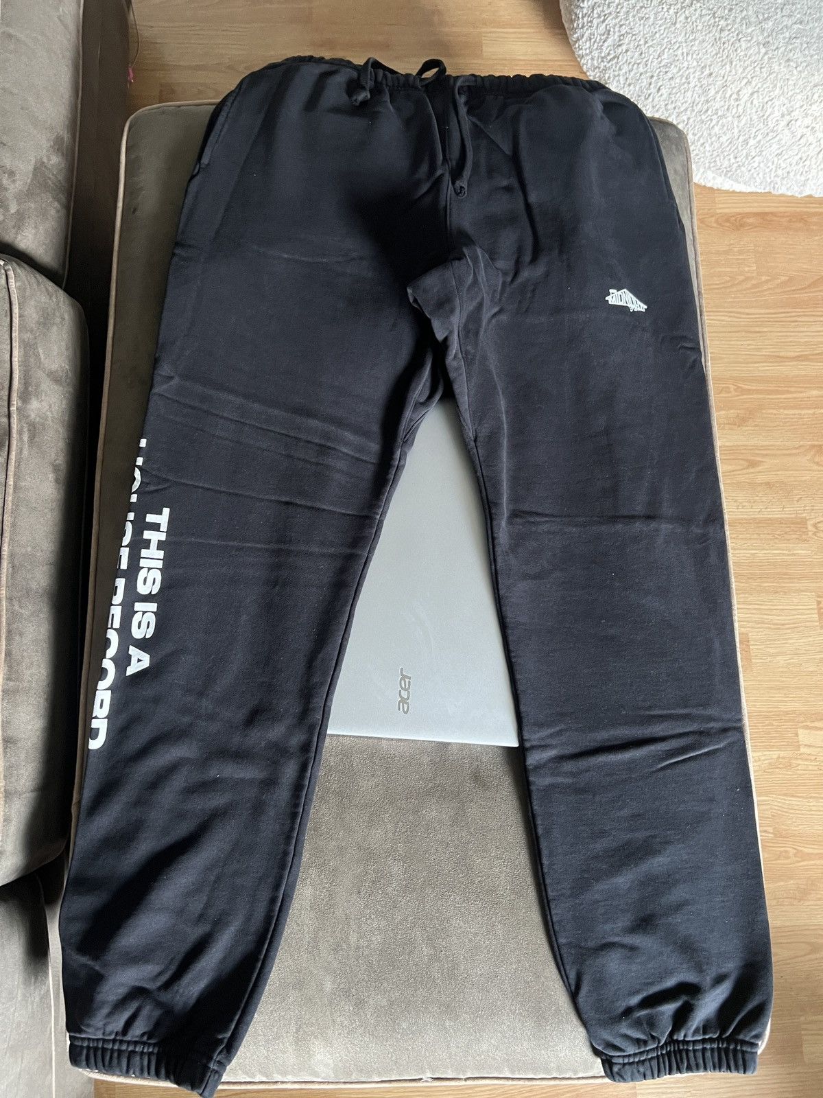 AWGE Awge “Rave” black Sweatpants Size US 32 / EU 48 - 1 Thumbnail