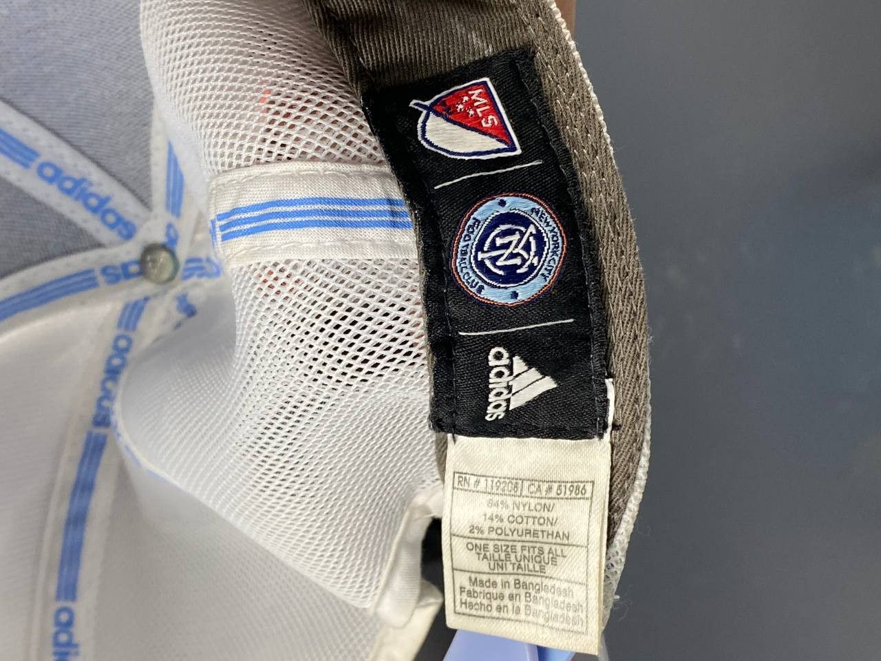 Adidas × Vintage New York City MLS Adidas Soccer Hat Cap Vintage Size ONE SIZE - 6 Thumbnail