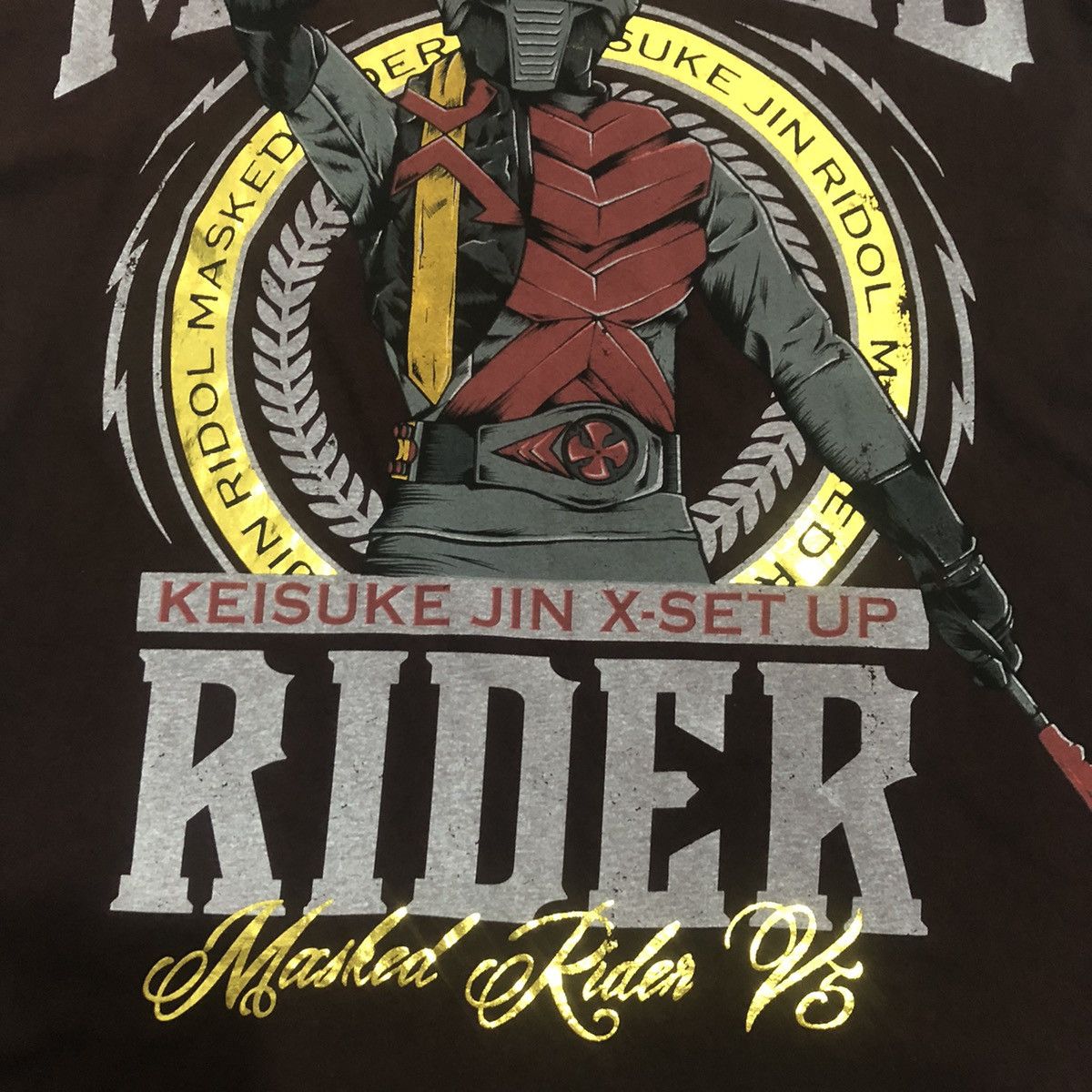 Anime × Vintage Vintage anime masked rider x t shirt Size US L / EU 52-54 / 3 - 4 Thumbnail