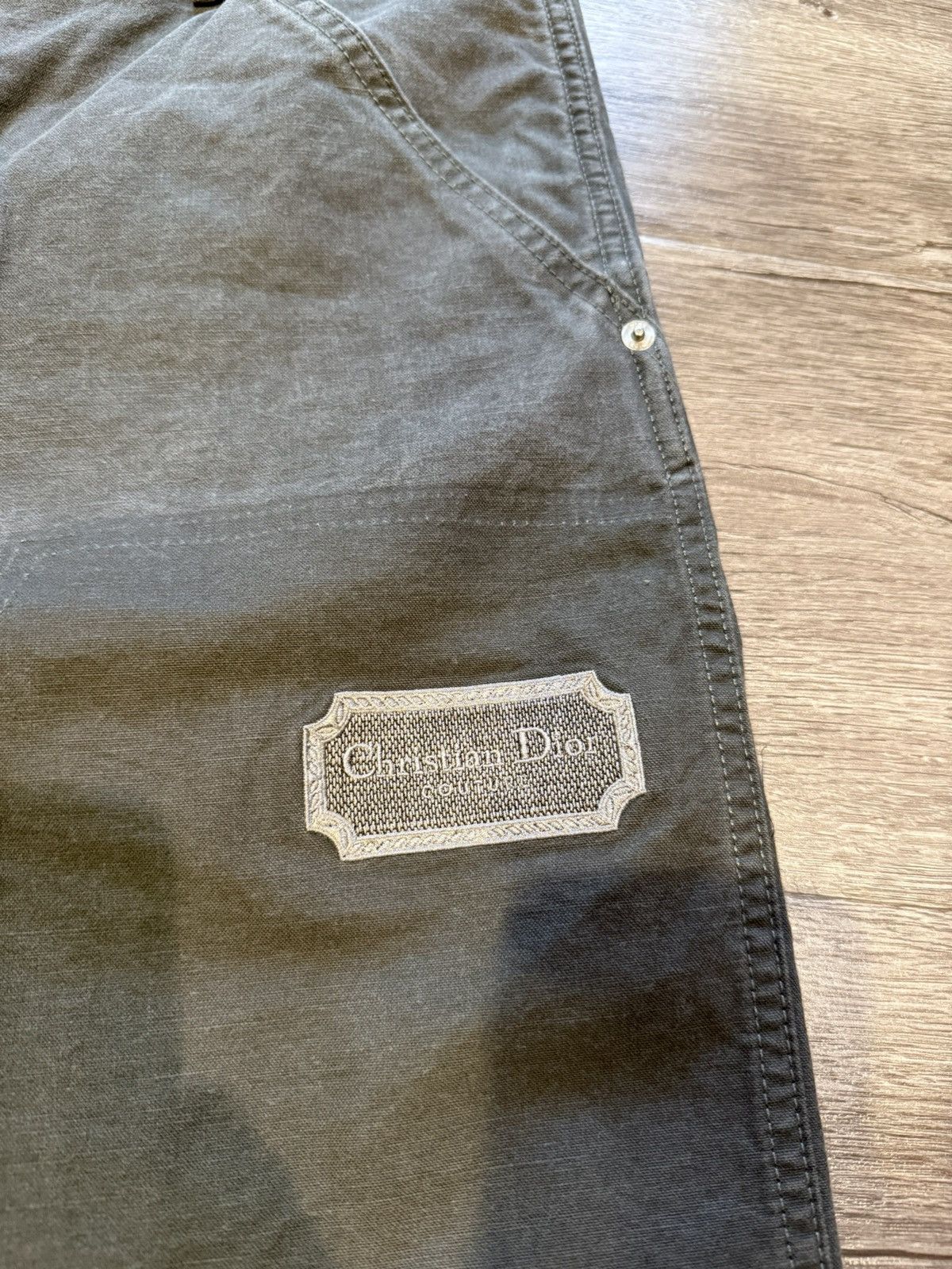 Dior Dior Black Grey Couture Carpenter Pants Size US 33 - 3 Thumbnail