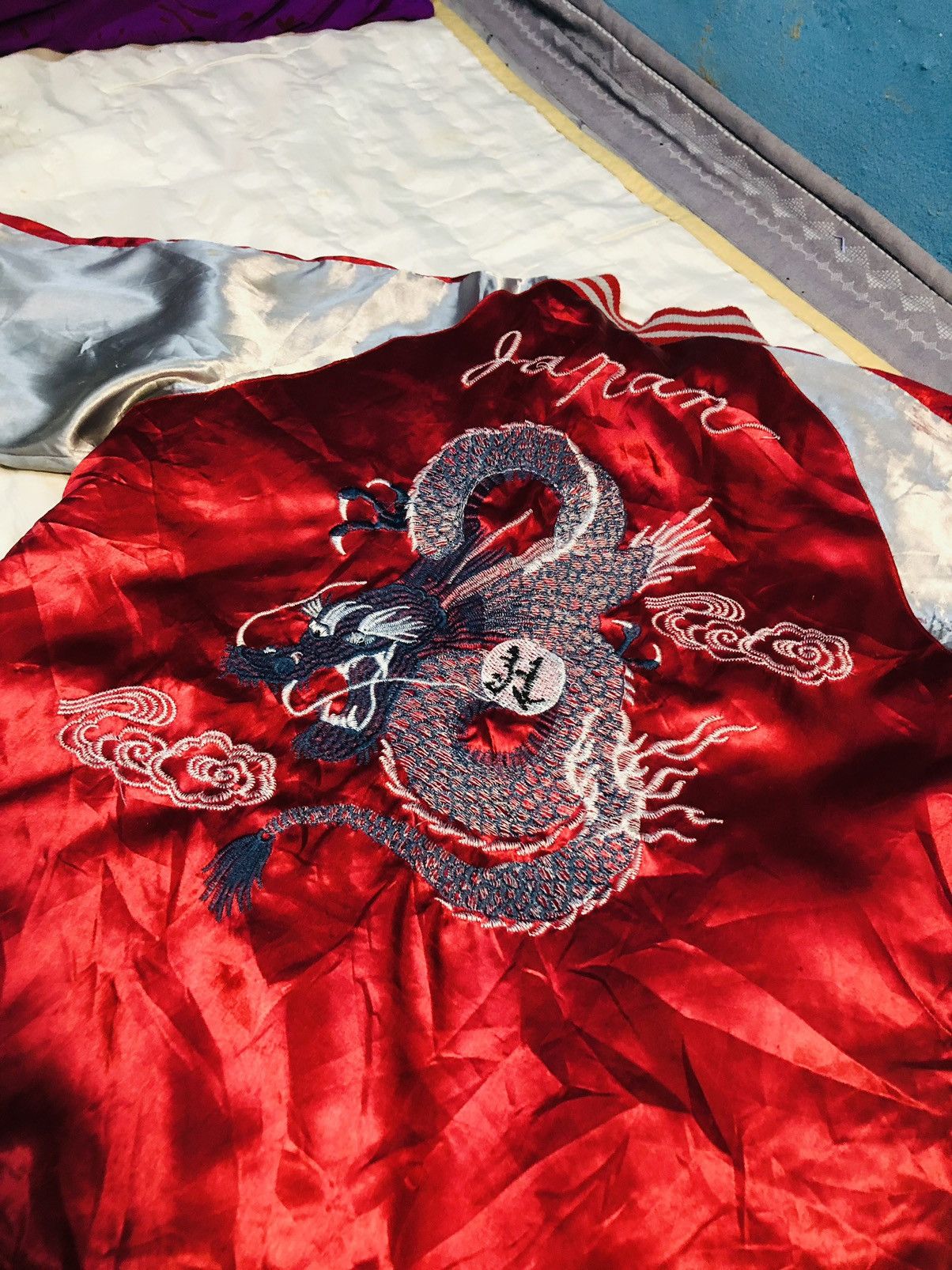 Japanese Brand Vintage Dragon Sukajan Embroidery Jacket By Jimmy Dragon (7) Size US L / EU 52-54 / 3 - 13 Thumbnail