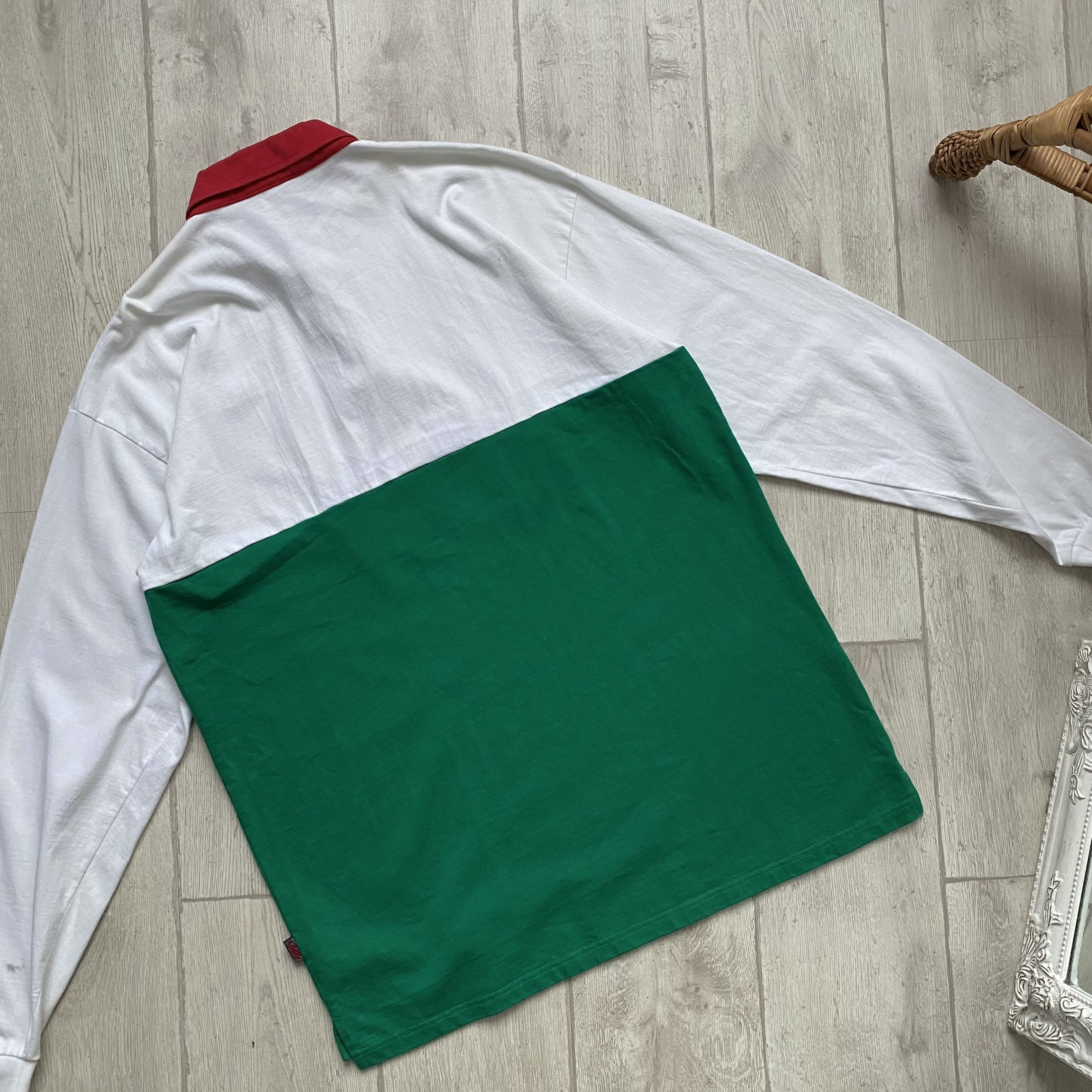 Cotton Traders 🏈 Vintage 90s Rugby Wales Flag Polo Shirt Jersey Blockore Size US XXL / EU 58 / 5 - 8 Thumbnail