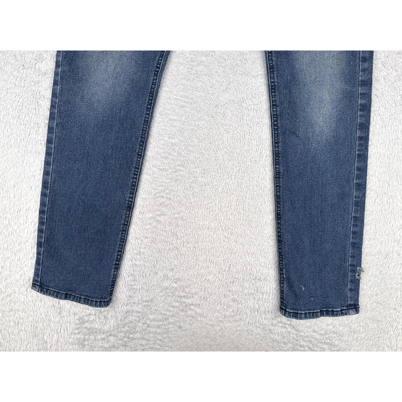Vintage Stitches & Rivets Jeans Mens 32x30 Blue Wash Active Denim Slim Tapered Stretch Size US 32 / EU 48 - 2 Thumbnail