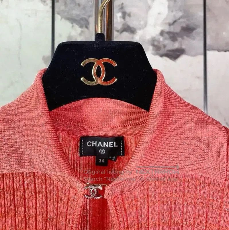 Chanel Chanel Brick Red Short Sleeve Top . Size S / US 4 / IT 40 - 6 Thumbnail