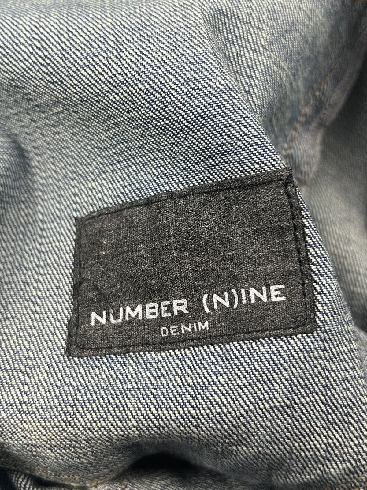 Number (N)ine Number (N)ine Leg Zipper Distressed Denim Size US 33 - 13 Thumbnail