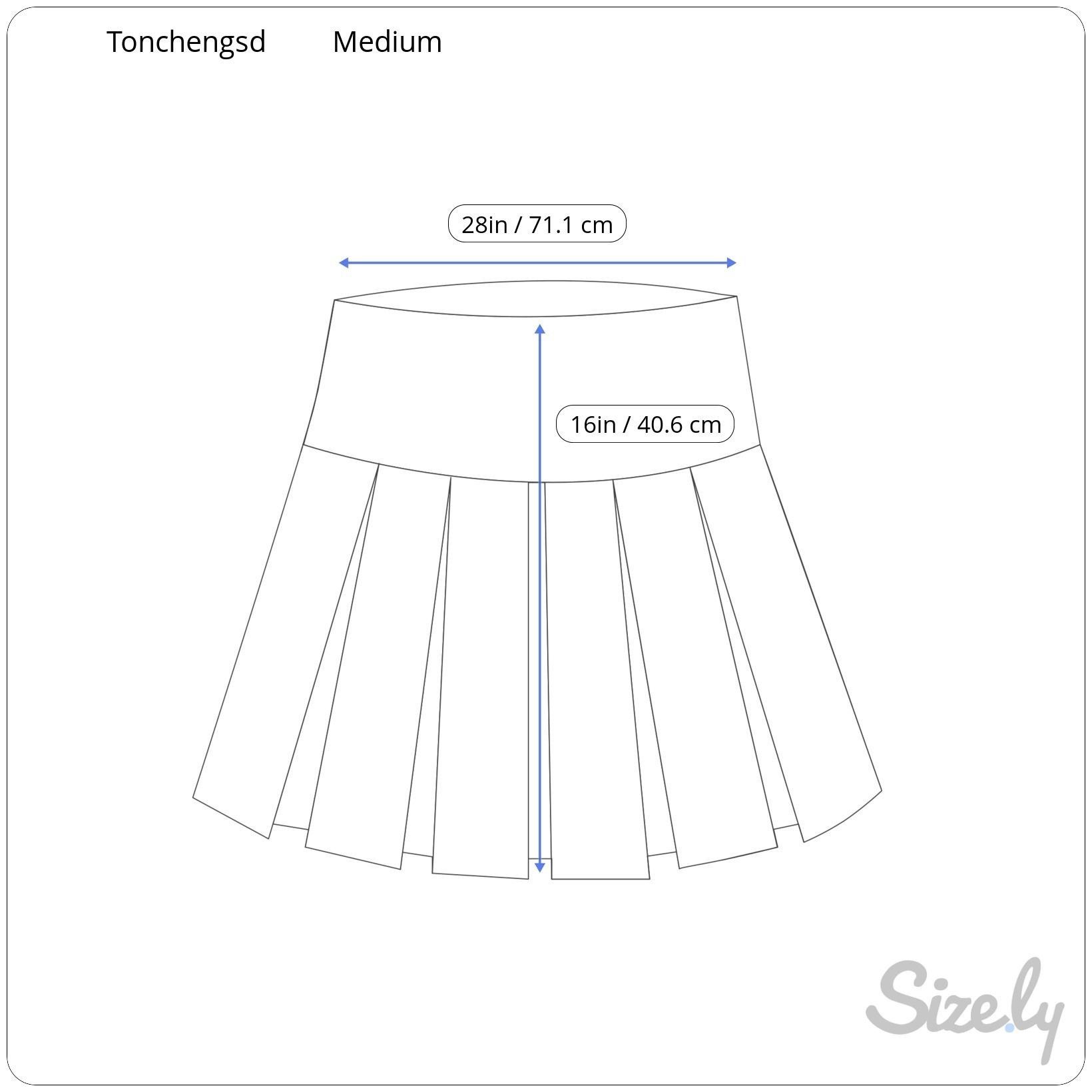 Other Tonchengsd Women's Black Pleated Skort With Lace Trim Medium Size 28" / US 6 / IT 42 - 2 Thumbnail