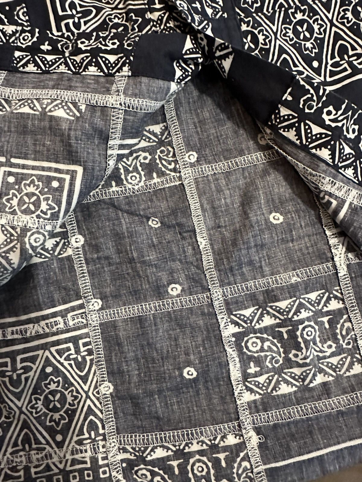 Stussy Stussy patchwork paisley shirt Size US L / EU 52-54 / 3 - 5 Thumbnail