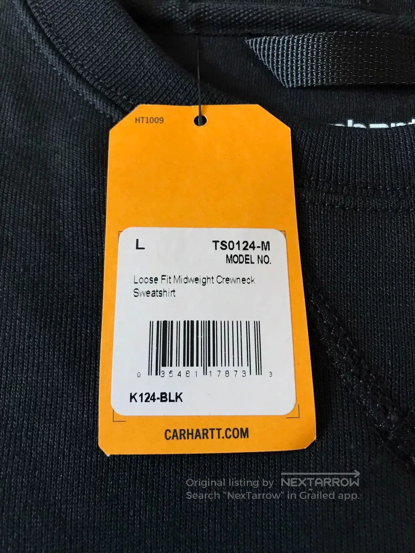 Carhartt Carhartt K124 Crewneck Sweatshirt. Size US L / EU 52-54 / 3 - 7 Thumbnail