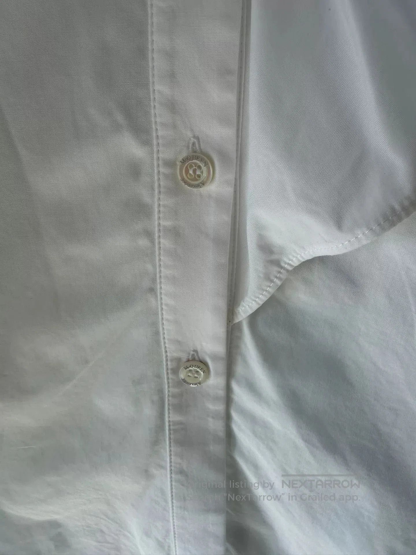 Alexander McQueen Alexander McQueen Women's White Shirt. Size M / US 6-8 / IT 42-44 - 6 Thumbnail
