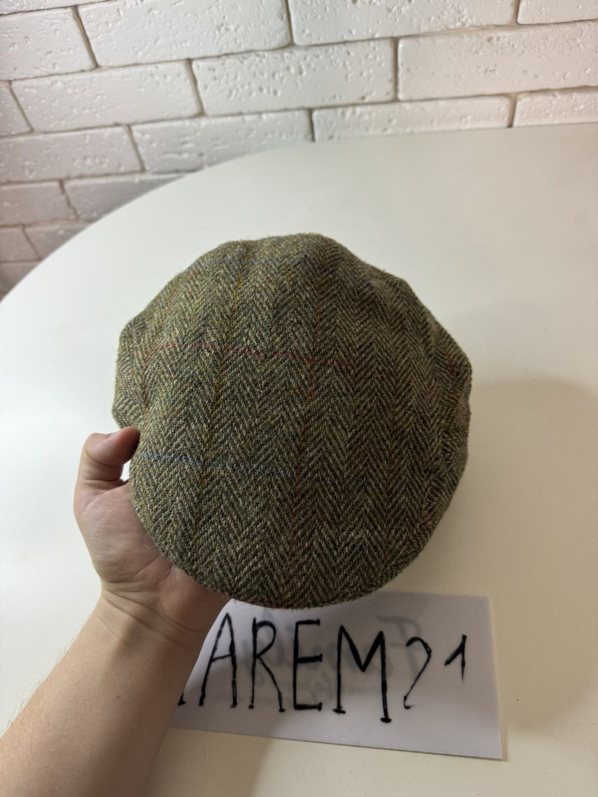 Harris Tweed Harris Tweed cap hat Size ONE SIZE - 2 Thumbnail
