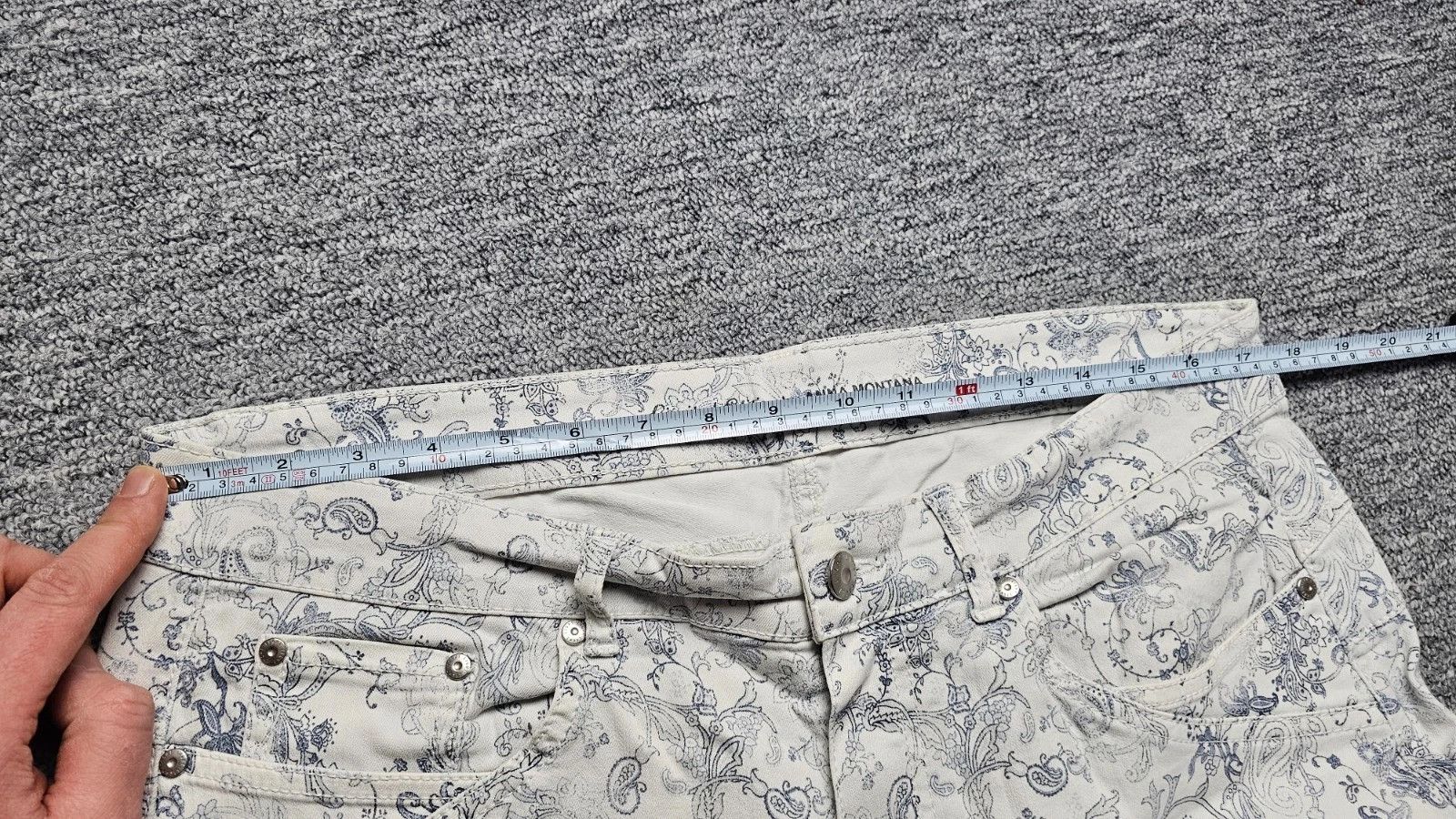 Other Anna Montana Limited Edition Angel Fit Paisley Jeans W14 Size 36" / US 14 / IT 50 - 10 Thumbnail