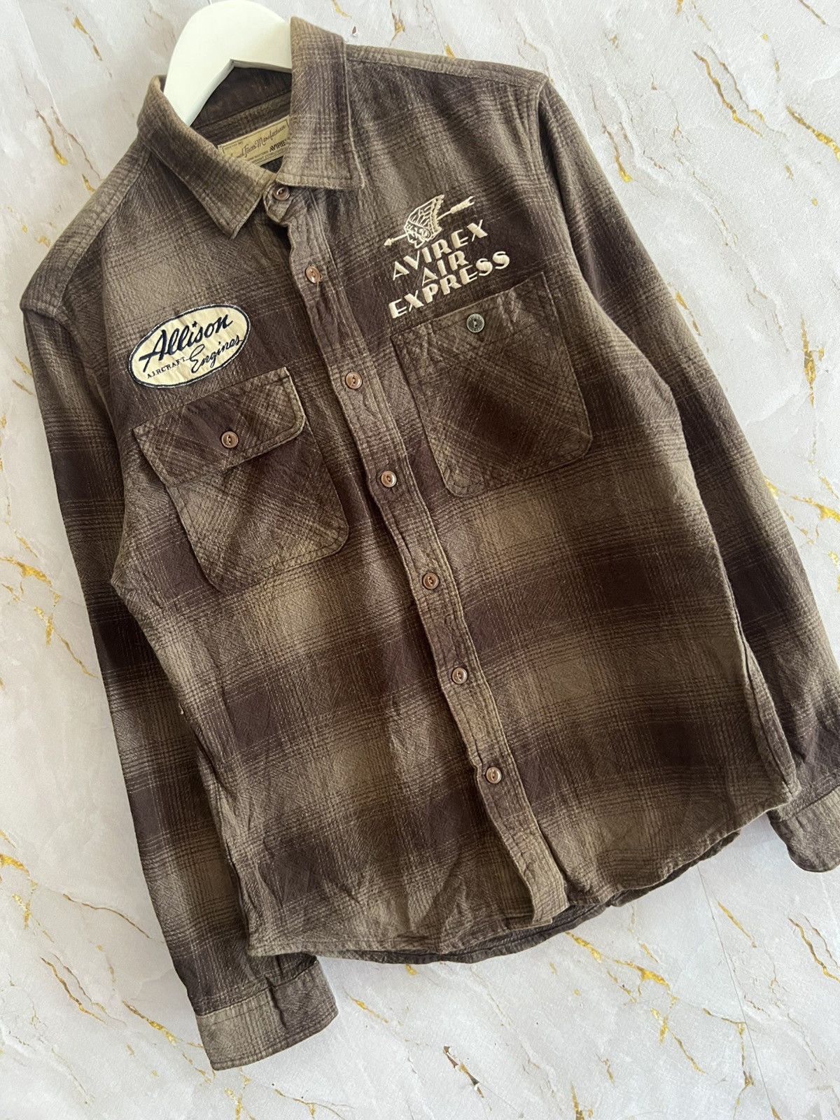 Avirex AVIREX Air Express Button-Up Shirt Size US M / EU 48-50 / 2 - 4 Thumbnail
