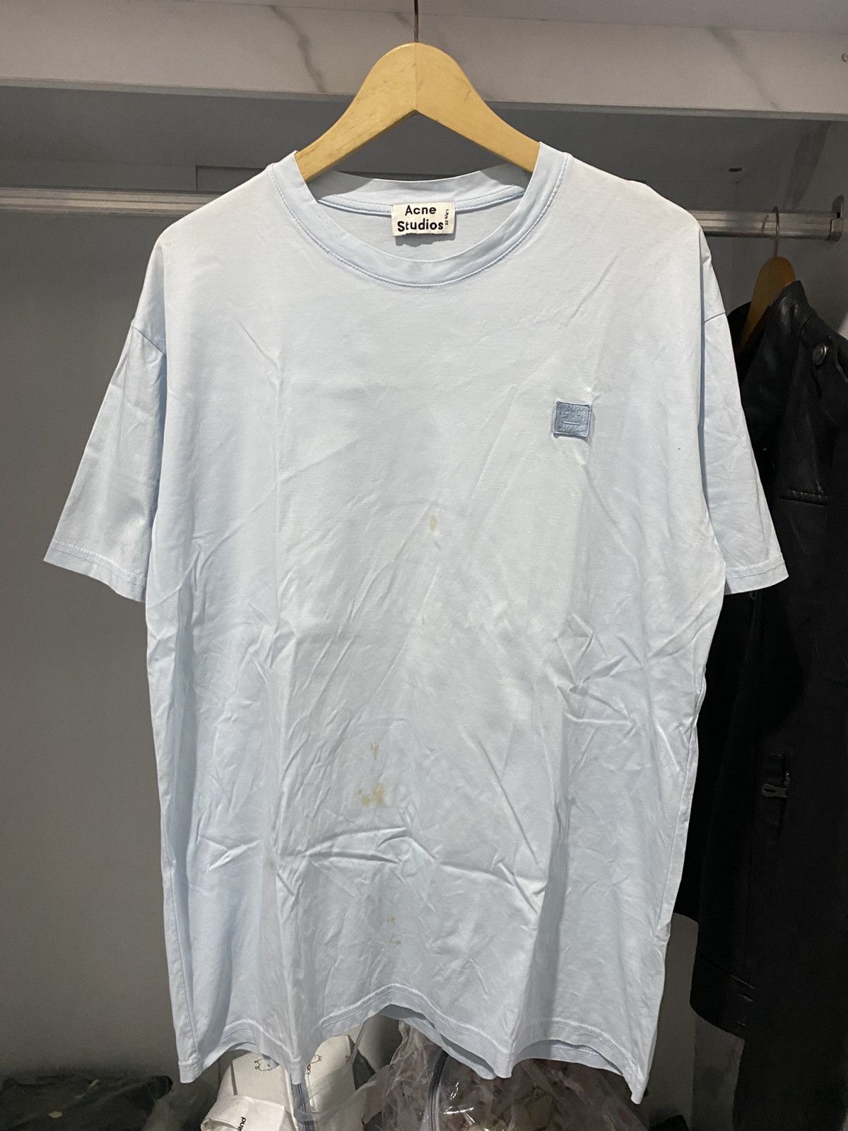 Acne Studios Acne studio face logo stain tee AA0014 Size US L / EU 52-54 / 3 - 1 Thumbnail