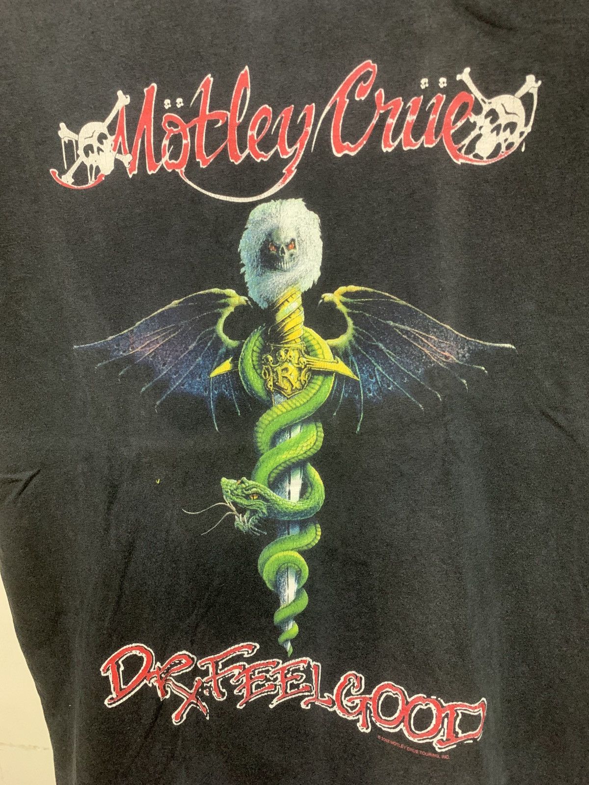 Band Tees Vintage 2003 Motley Crue - Dr. Feelgood Amiri Style Tee Size US M / EU 48-50 / 2 - 6 Thumbnail