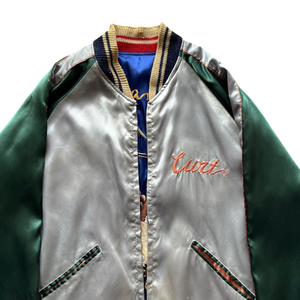 Tailor Toyo 🔥 Vintage Tailor Toyo Reversible Sukajan Souvenir jacket Size US M / EU 48-50 / 2 - 10 Thumbnail