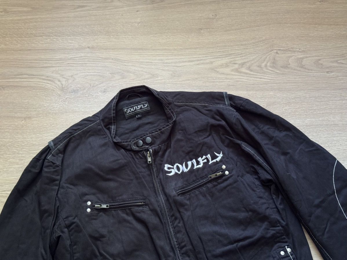 Band Tees Vintage 00’s 2005 Soulfly Rock Metal Band Tour Jacket Size US L / EU 52-54 / 3 - 2 Thumbnail