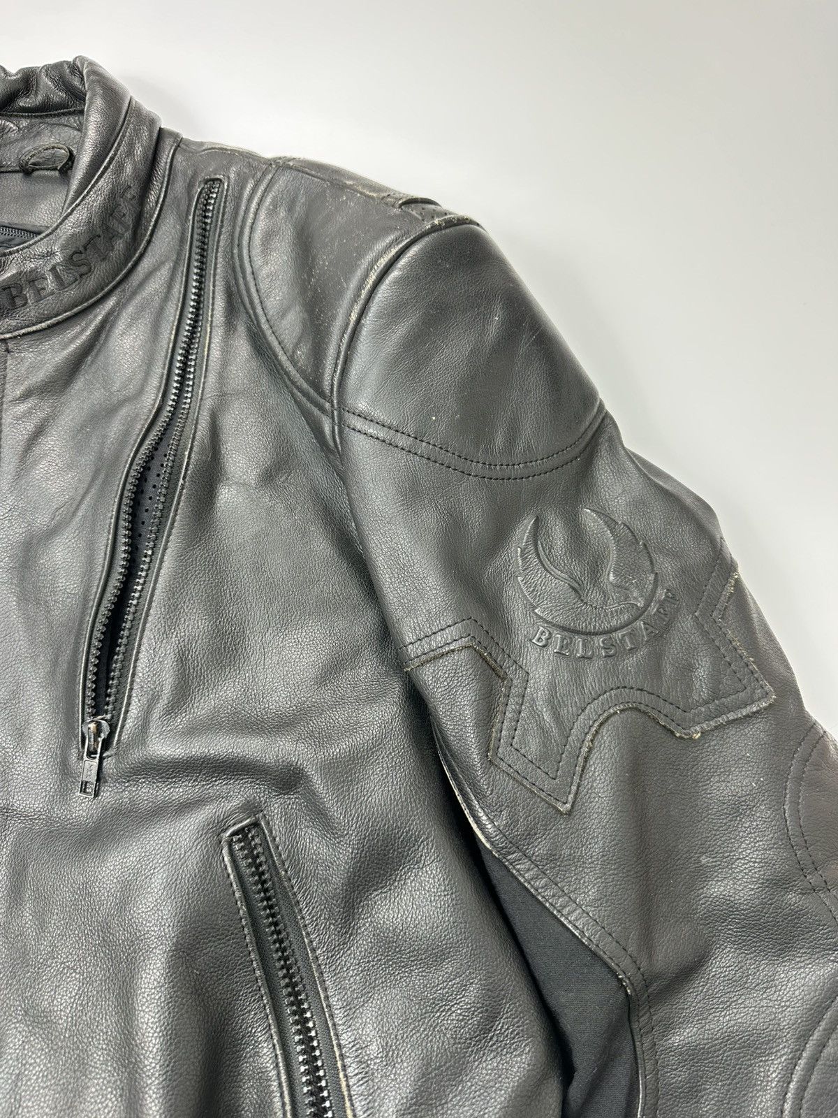 Belstaff Belstaff Motorcycle Leather Jacket Heavyweight Men's Black Size US M / EU 48-50 / 2 - 11 Thumbnail