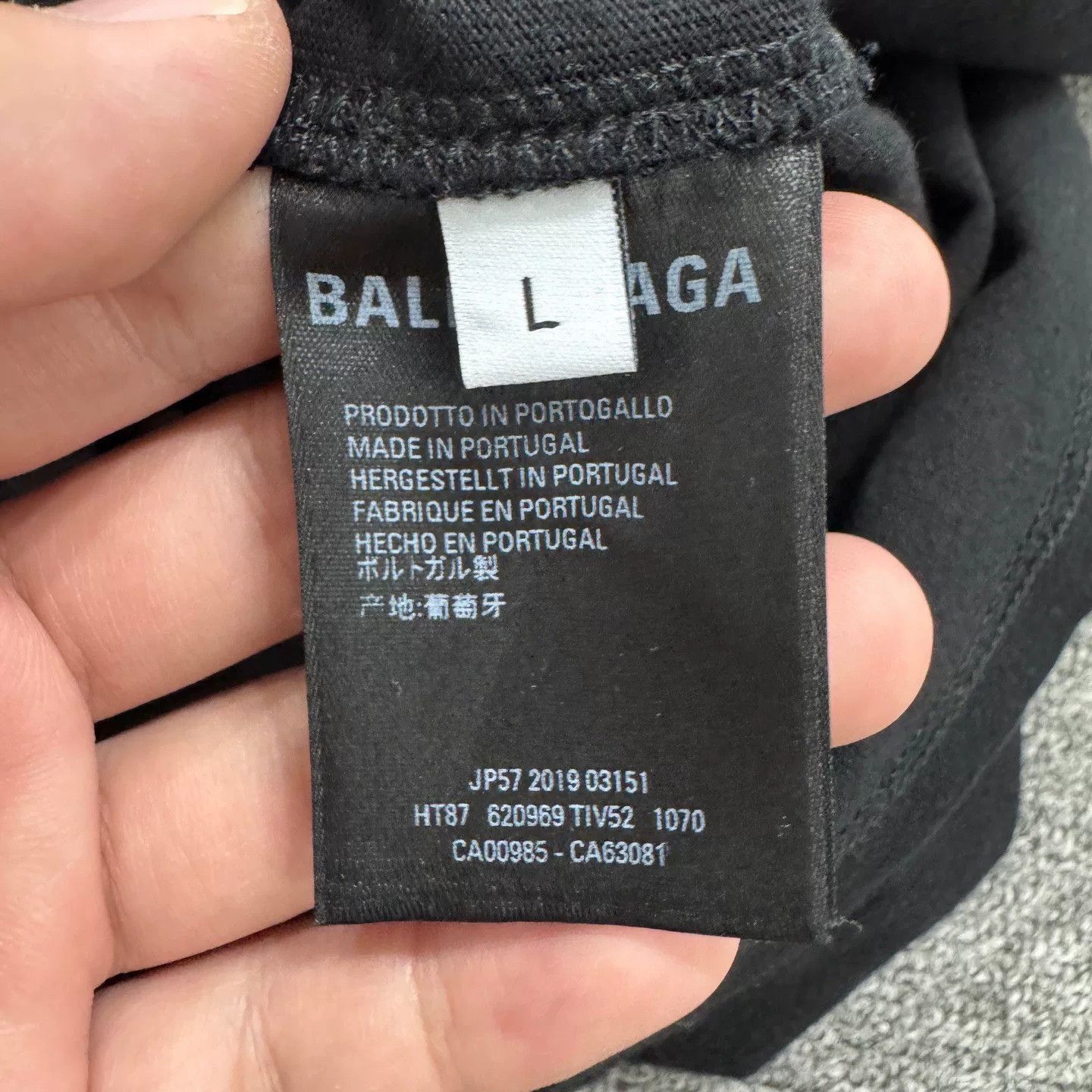 Balenciaga Balenciaga Short Sleeve T-Shirt with Print. Size US L / EU 52-54 / 3 - 4 Thumbnail