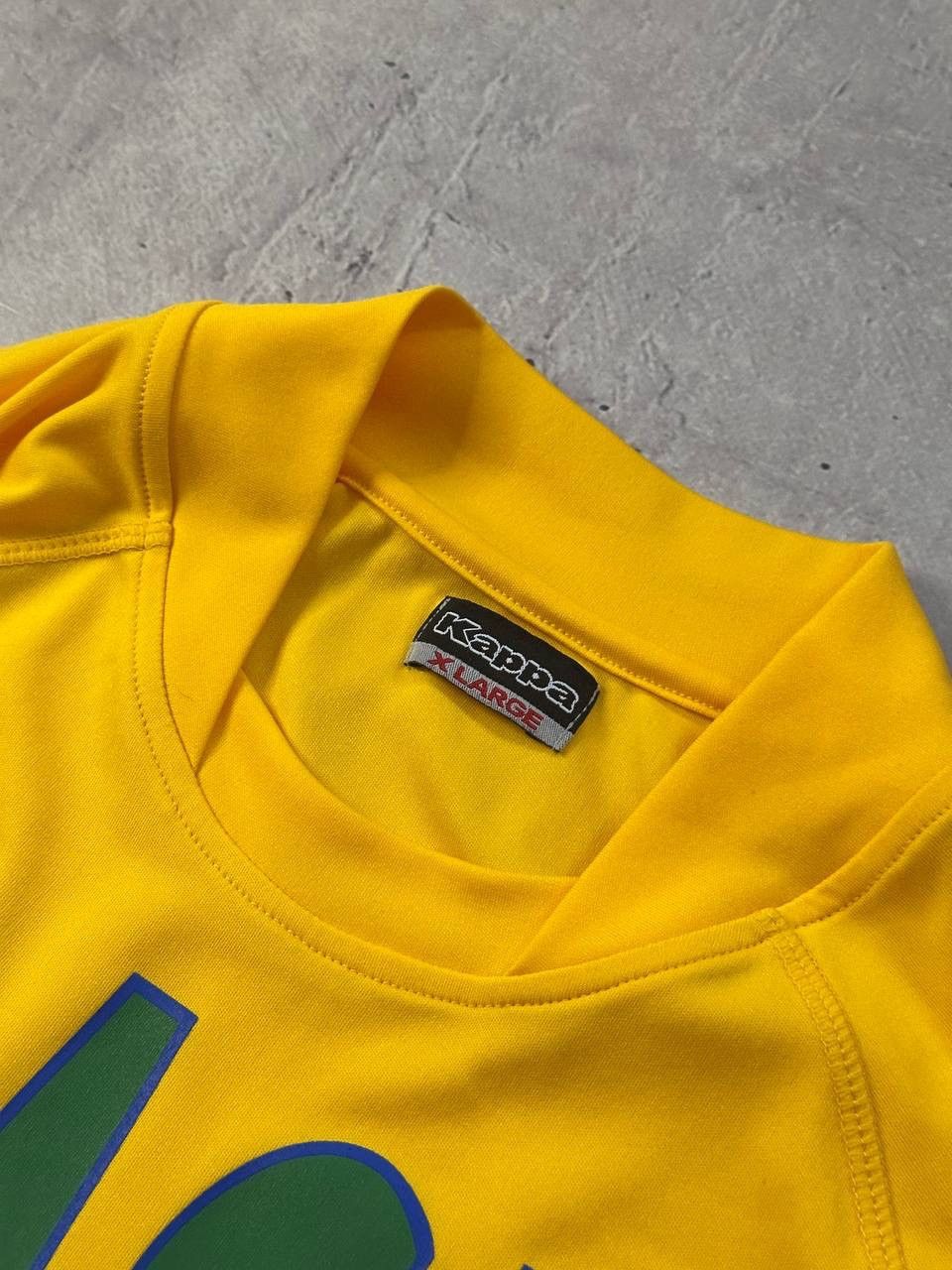 Kappa × Vintage Kappa Team Brasil Tee Vintage Training Jersey Rare 00s Size US L / EU 52-54 / 3 - 4 Thumbnail
