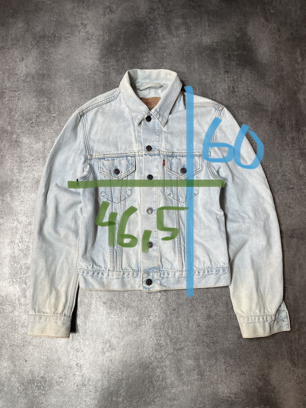 Levi's 🔥Offers🔥Levis Vintage Y2K Denim Jacket Rare Baby Blue Size XS / US 0-2 / IT 36-38 - 23 Thumbnail