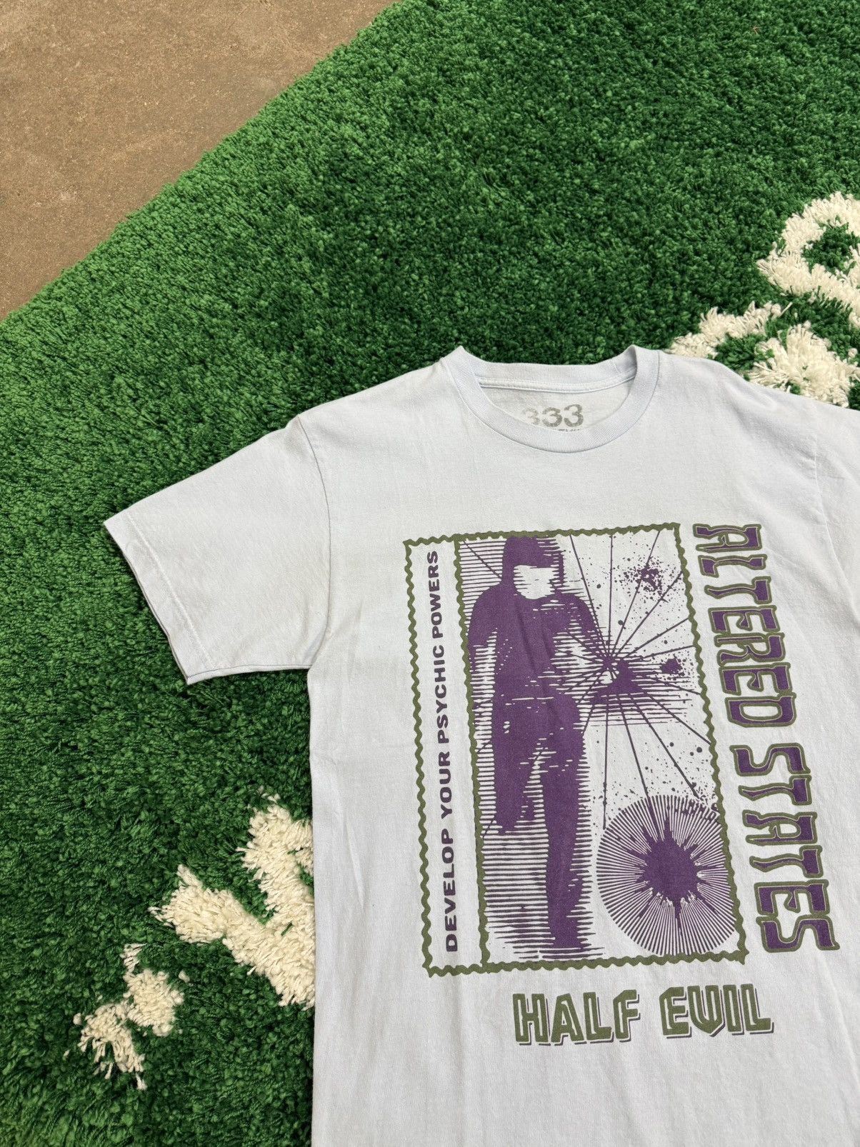 Half Evil Half Evil Altered States Psychic Powers Blue Tee XL Size US XL / EU 56 / 4 - 2 Thumbnail