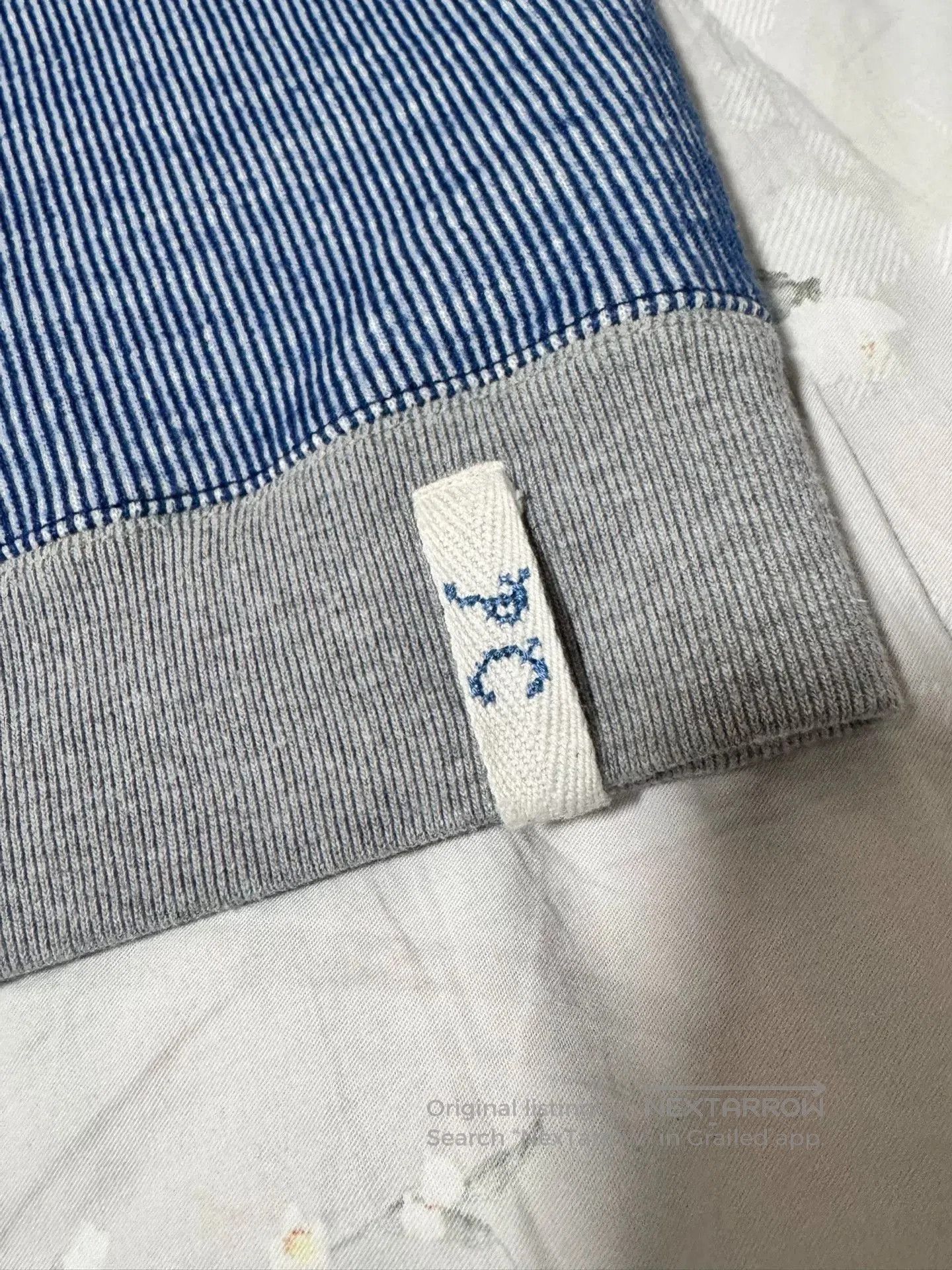 Porter Classic Porter Classic Indigo Corduroy Crewneck Sweatshirt. Size US M / EU 48-50 / 2 - 6 Thumbnail