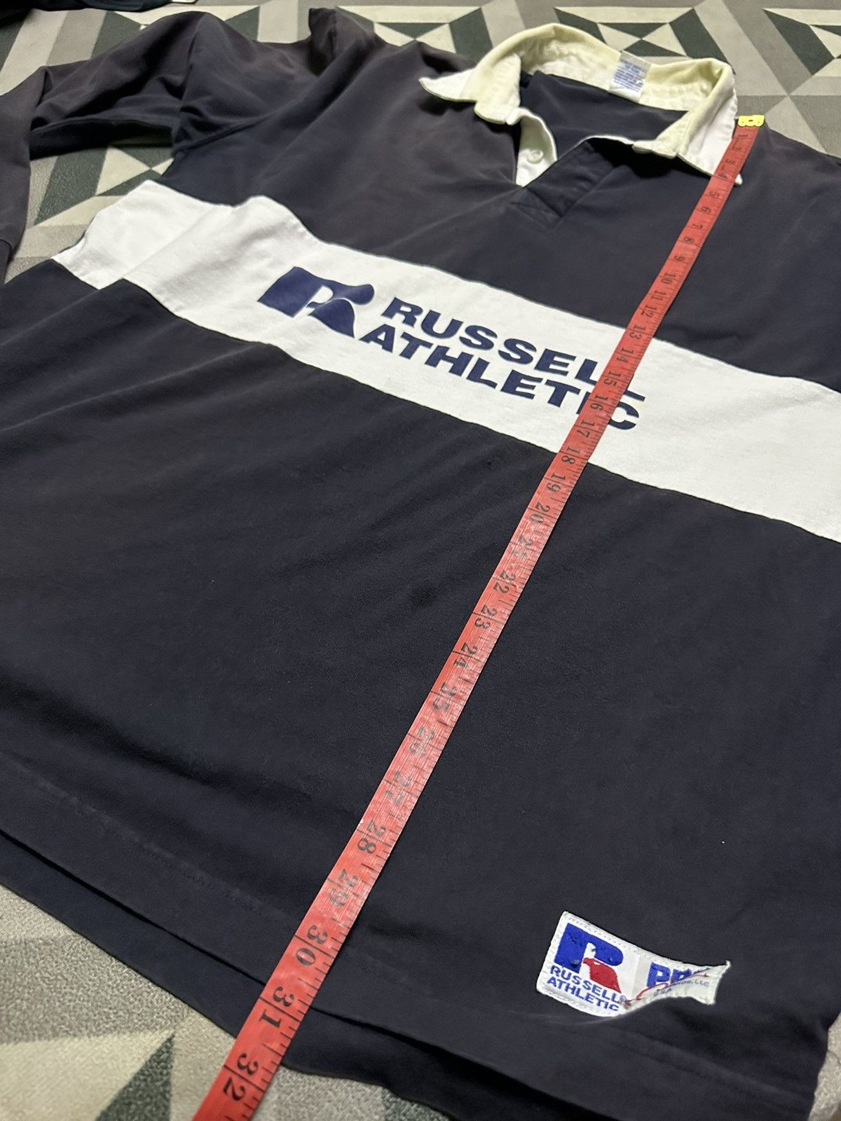 Russell Athletic Vintage 90s Russell athletic polo tee Size US XXL / EU 58 / 5 - 8 Thumbnail
