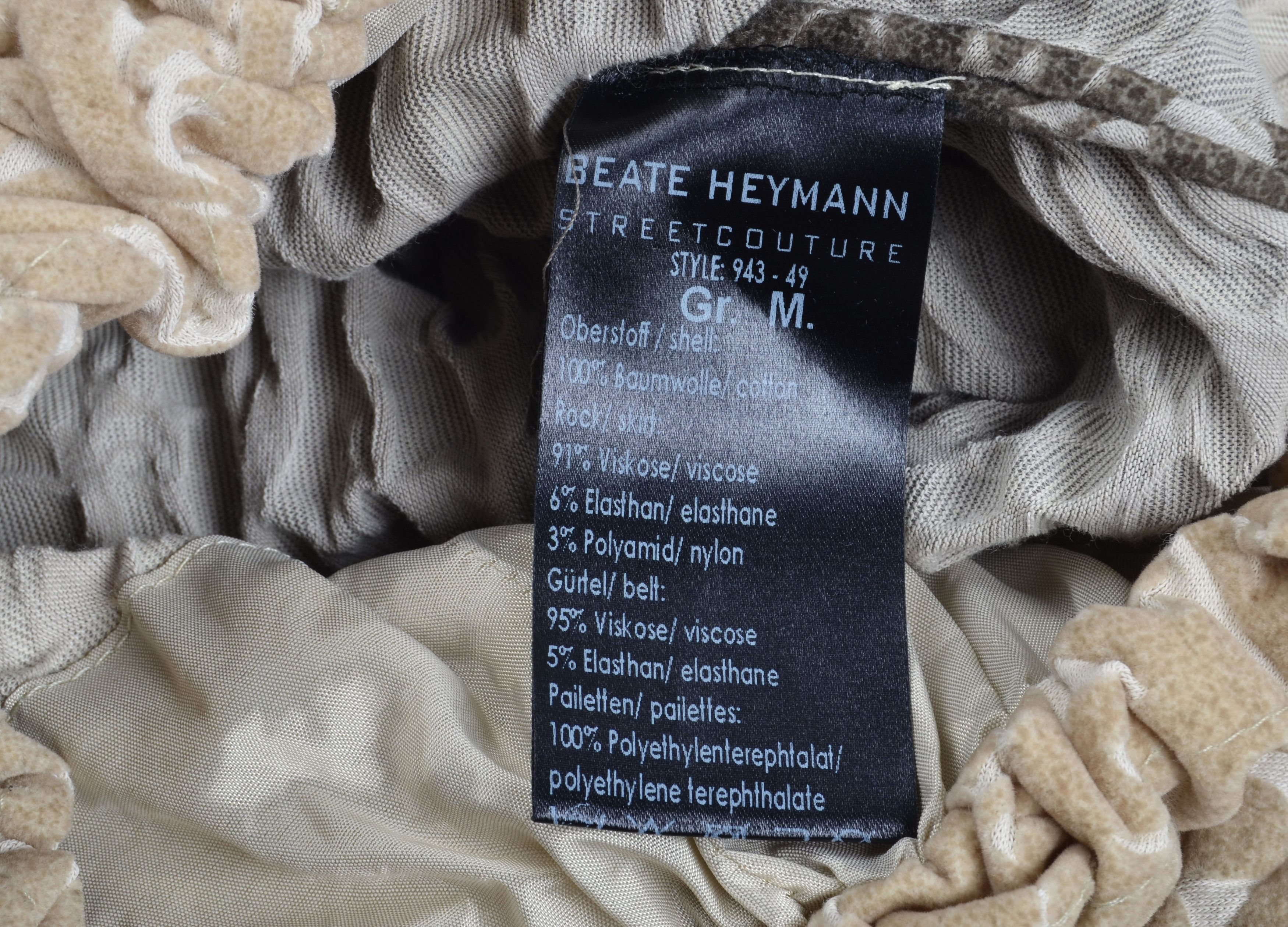 Other Beate Heymann Y2K Sheer Cowl Neck Olive Ombre Velvet Dress Size M / US 6-8 / IT 42-44 - 8 Thumbnail
