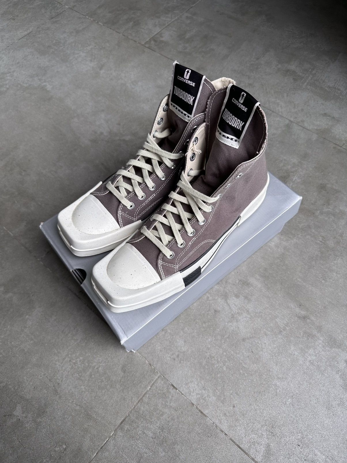 Rick Owens Rick Owens DRKSTAR HI Converse Size US 10 / EU 43 - 1 Thumbnail