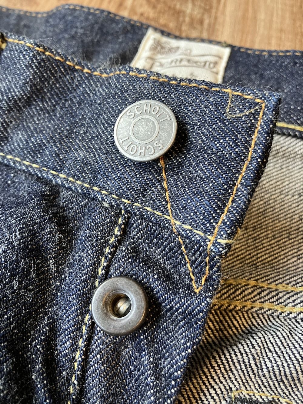 Schott Schott NYC W31 x L33 Perfecto Japan-made selvedge denim Size US 31 - 8 Thumbnail