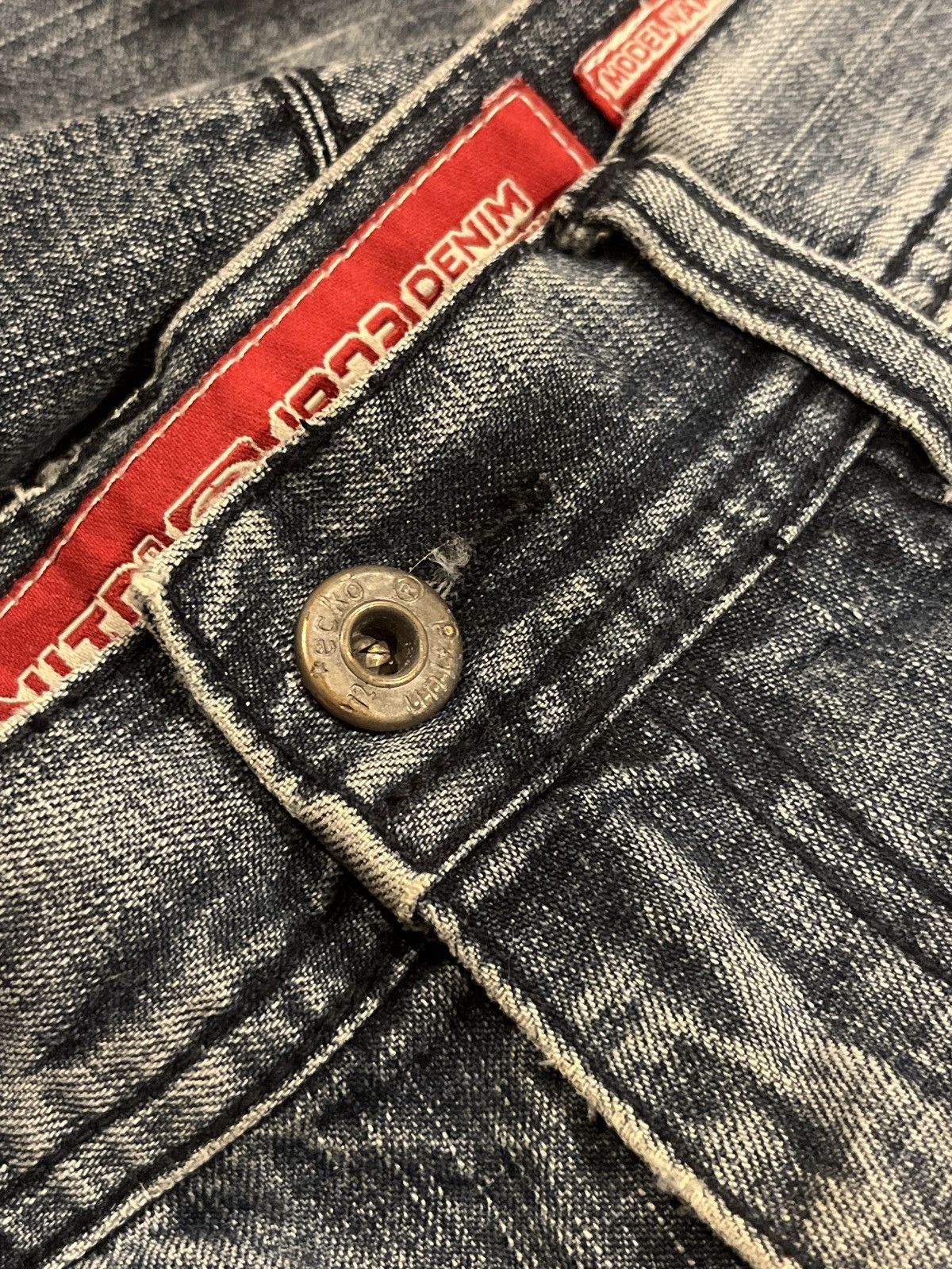 Ecko Unltd. × Vintage Distressed Jeans Ecko unltd style loose fit Size US 34 / EU 50 - 7 Thumbnail