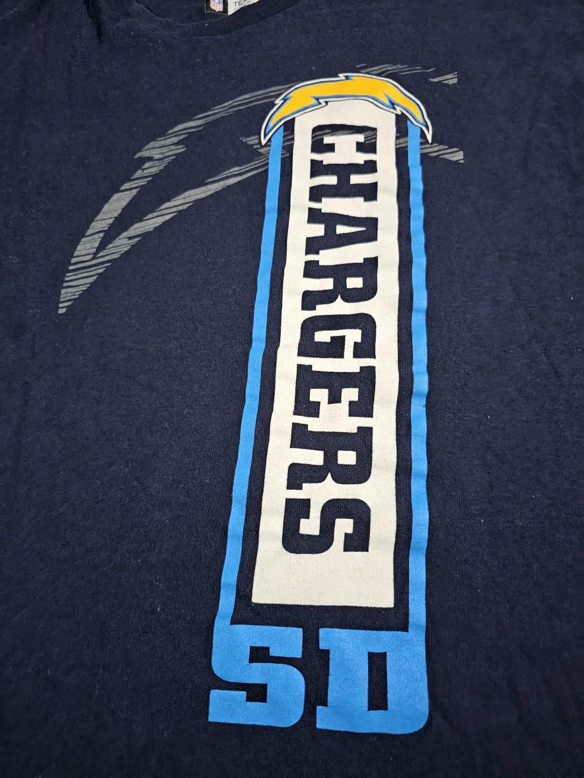 NFL NFL Team Apparel San Diego Chargers Shirt Men's Blue 2xl Size ONE SIZE - 2 Thumbnail