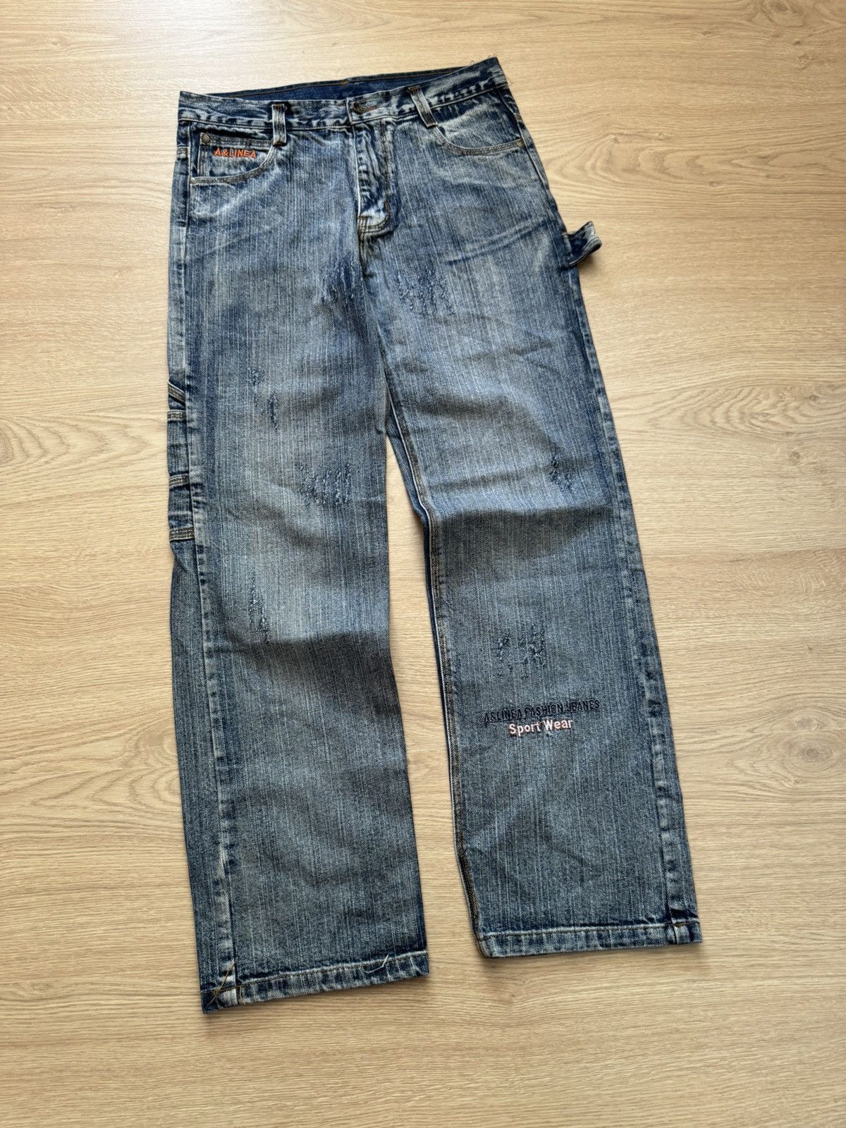 Vintage Vintage 90’s y2k Skateboarding Denim Jeans Baggy Pants Size US 28 / EU 44 - 1 Thumbnail