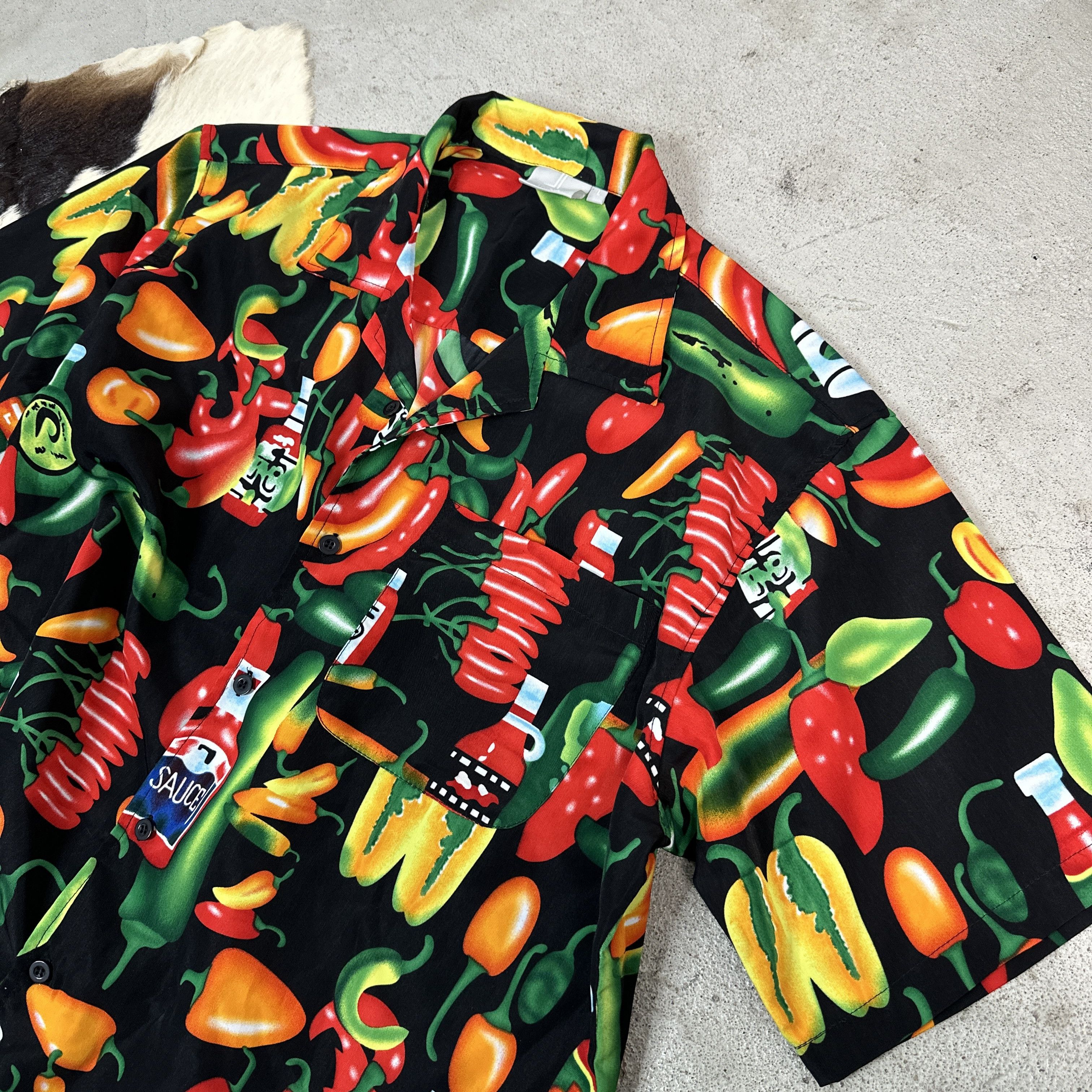 Vintage Vintage Spicy Chilli Summer Shirt Size US L / EU 52-54 / 3 - 3 Thumbnail