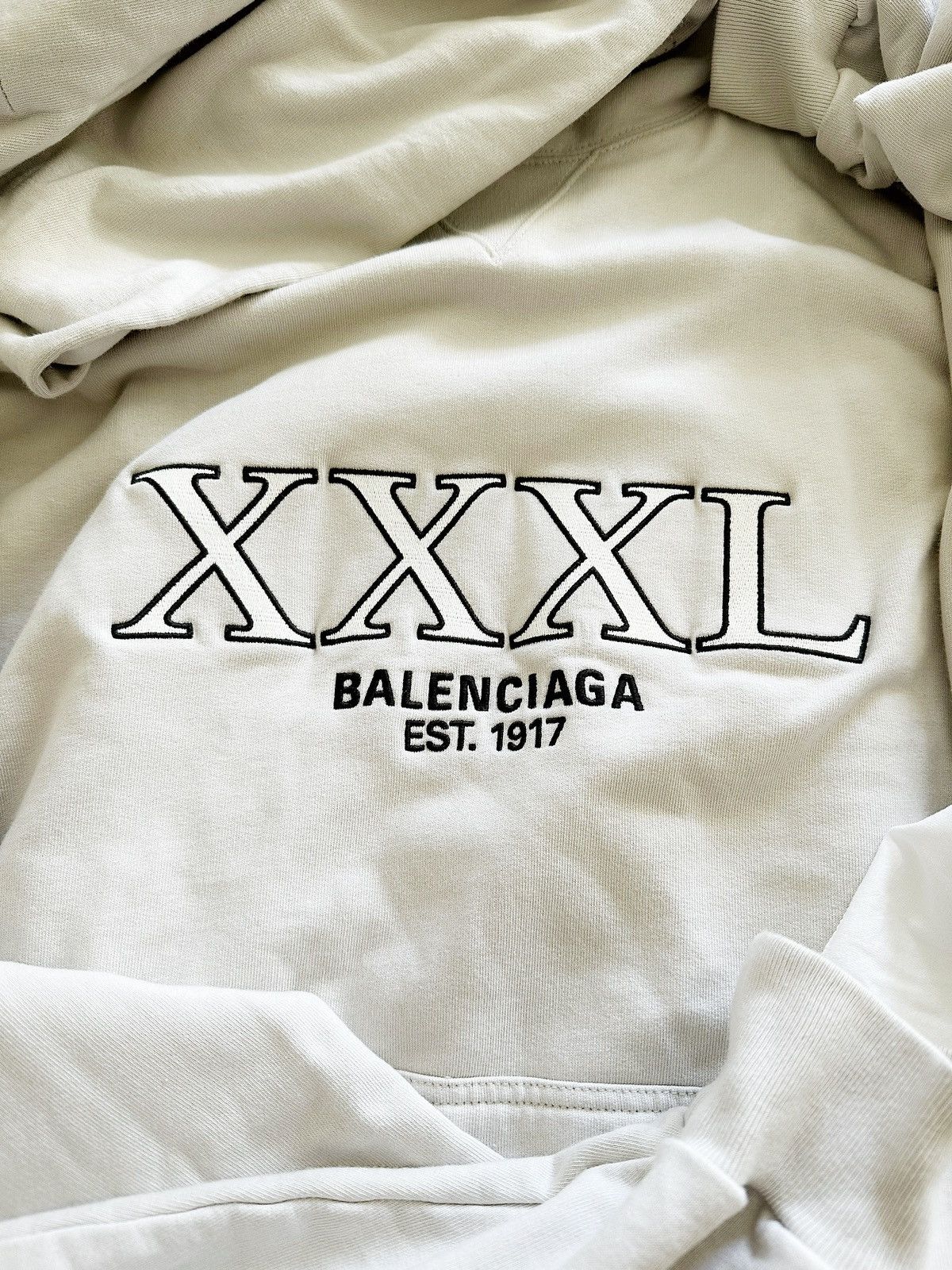 Balenciaga Sz4 2022 RARE Runway Two Layer XXXL Hoodie Size US XL / EU 56 / 4 - 2 Thumbnail