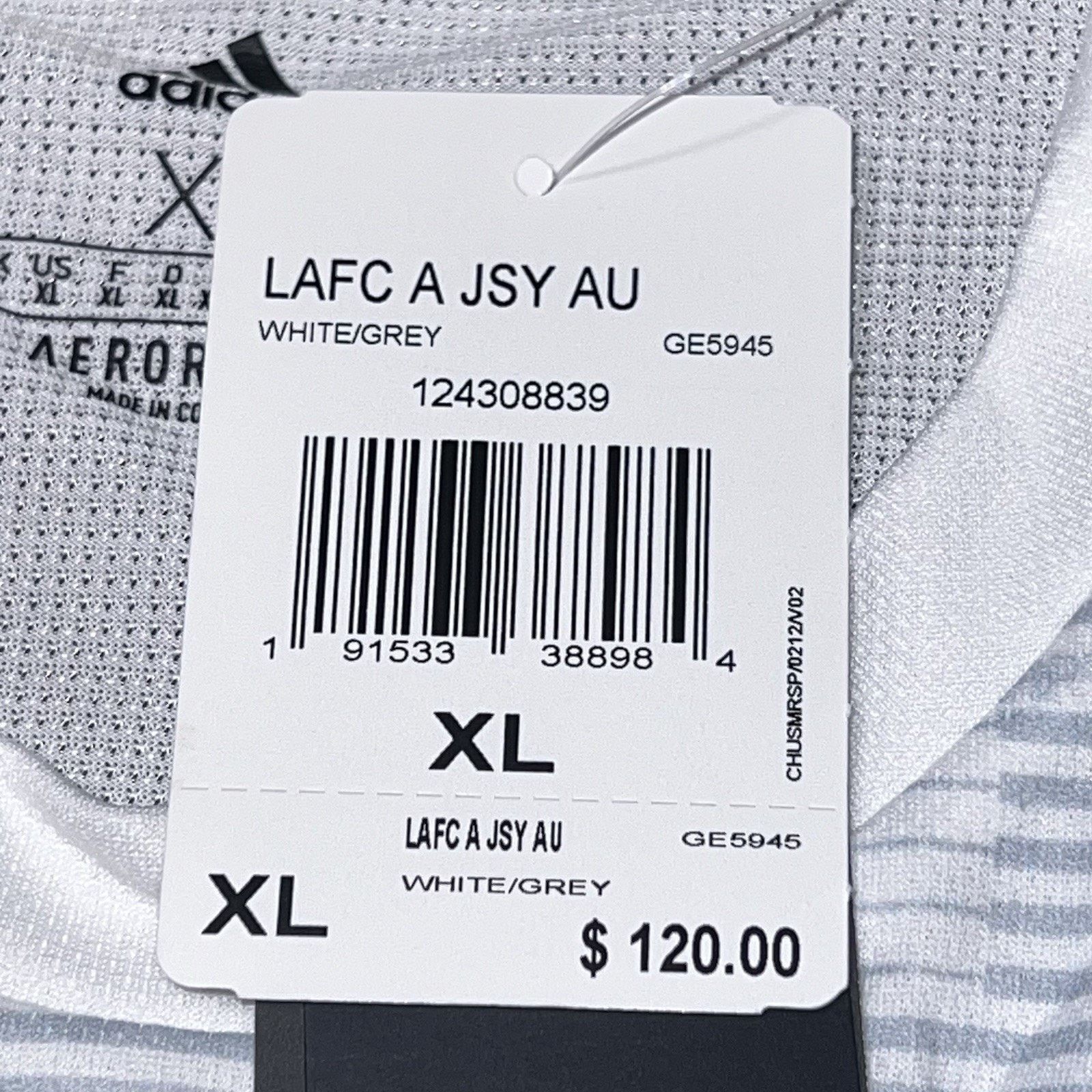Adidas $120 Adidas LA FC MLS Away GE5945 Soccer Jersey XL YouTube Size US XL / EU 56 / 4 - 7 Thumbnail