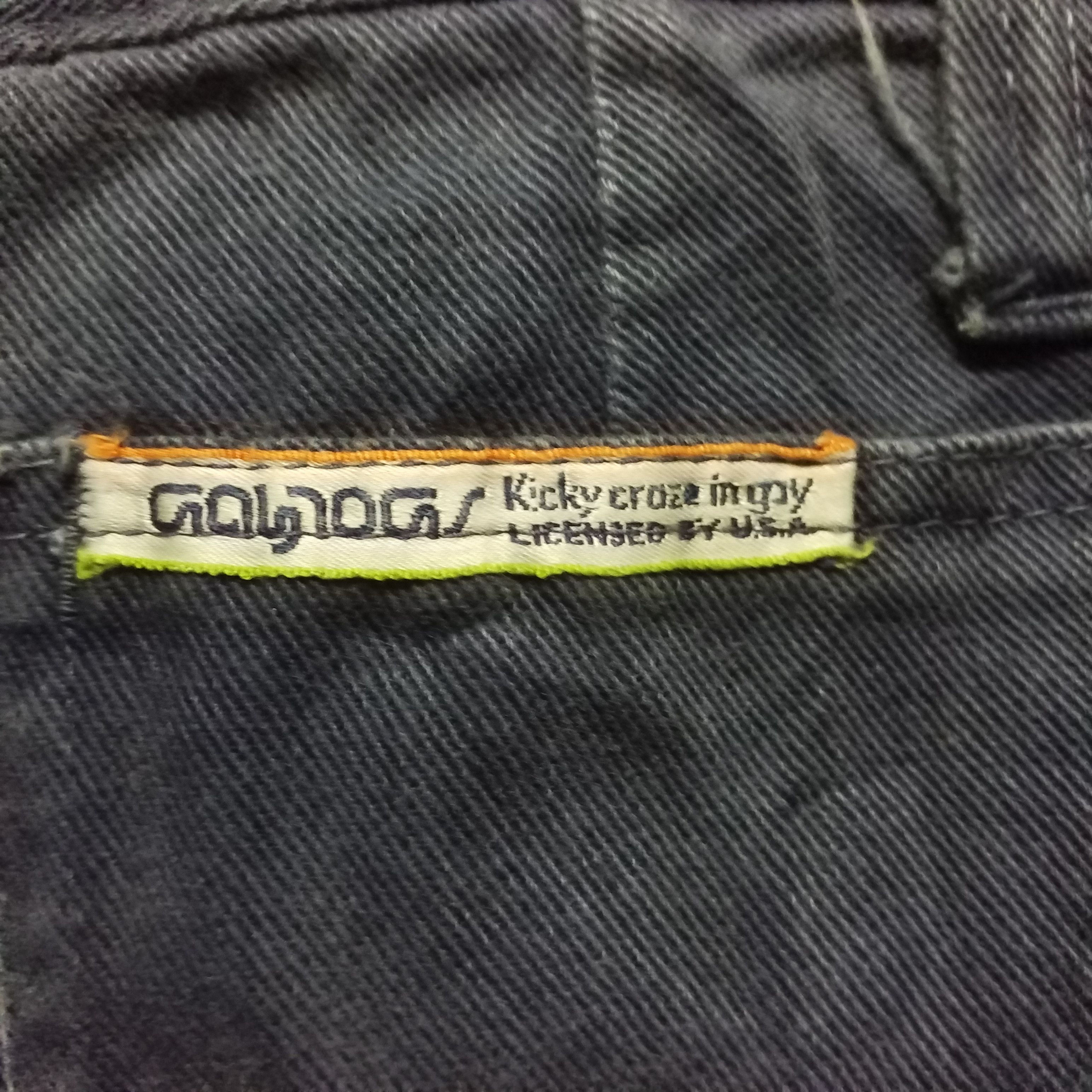 Japanese Brand BUSH PANT FLARE BUTTON SHOW UP DENIM JEANS Size 29" - 7 Thumbnail