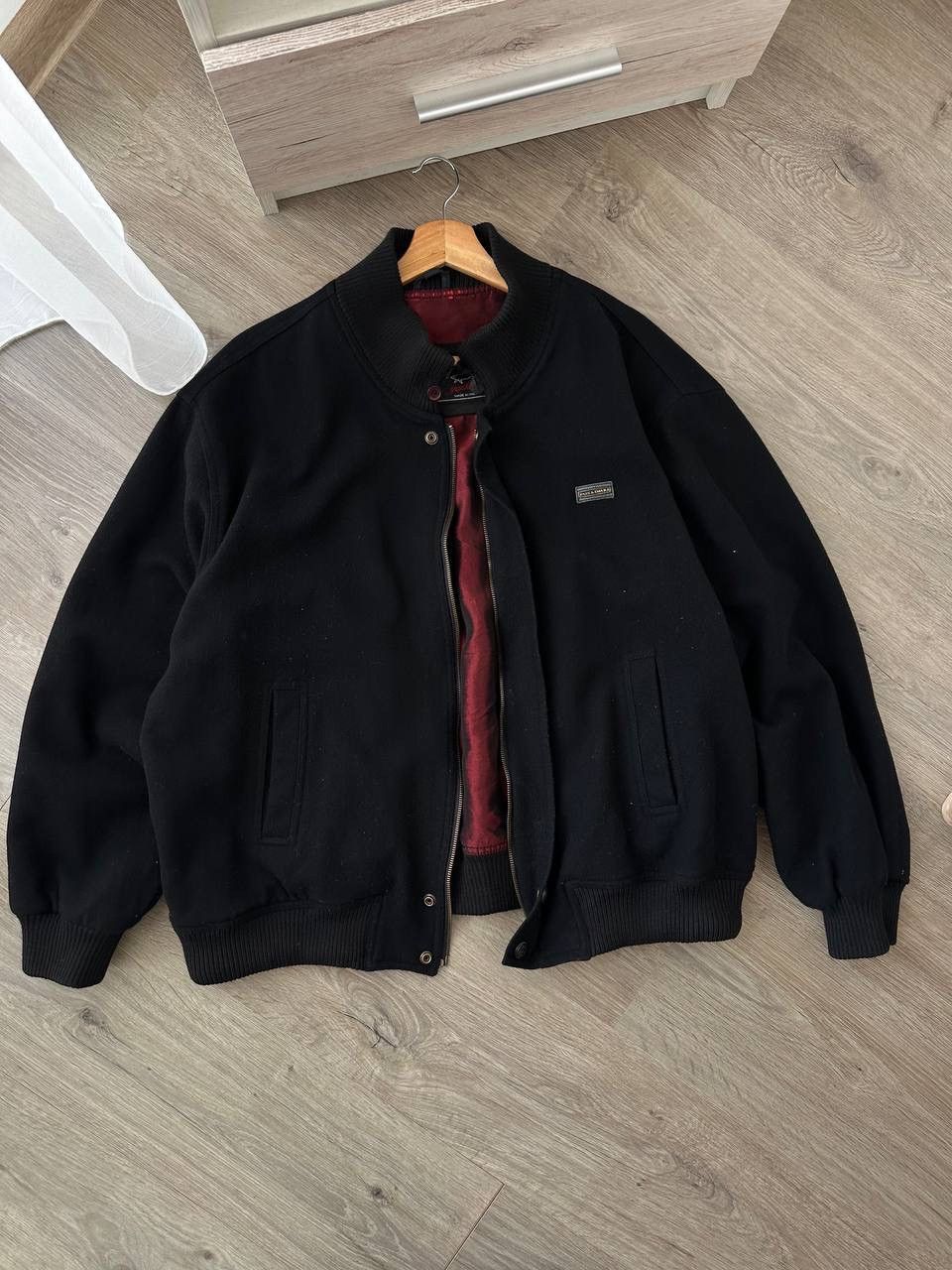 Paul & Shark × Vintage Vintage Black Wool Paul & Shark Jacket Size US L / EU 52-54 / 3 - 2 Thumbnail