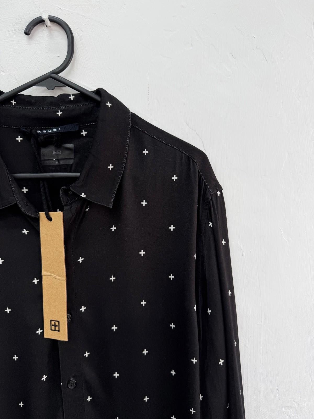 Ksubi new ksubi medium m long sleeve resort shirt cross black Size US M / EU 48-50 / 2 - 4 Thumbnail