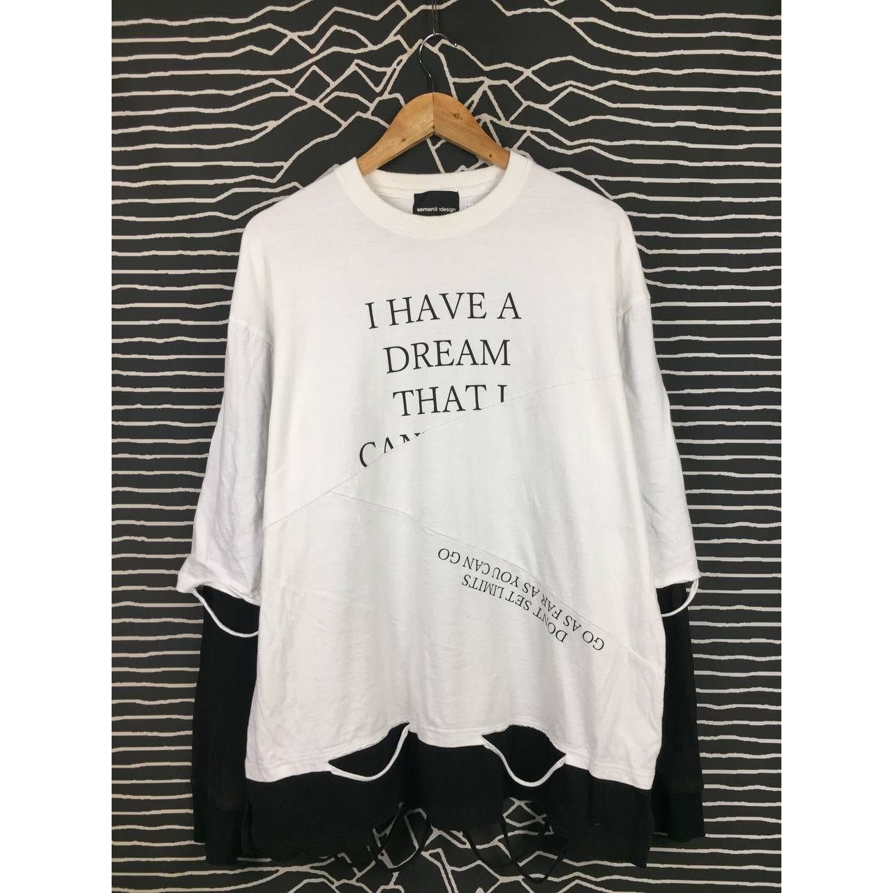 semanticdesign Semantic Design I Have A Dream Reconstructed Punk Tee Size US M / EU 48-50 / 2 - 9 Thumbnail