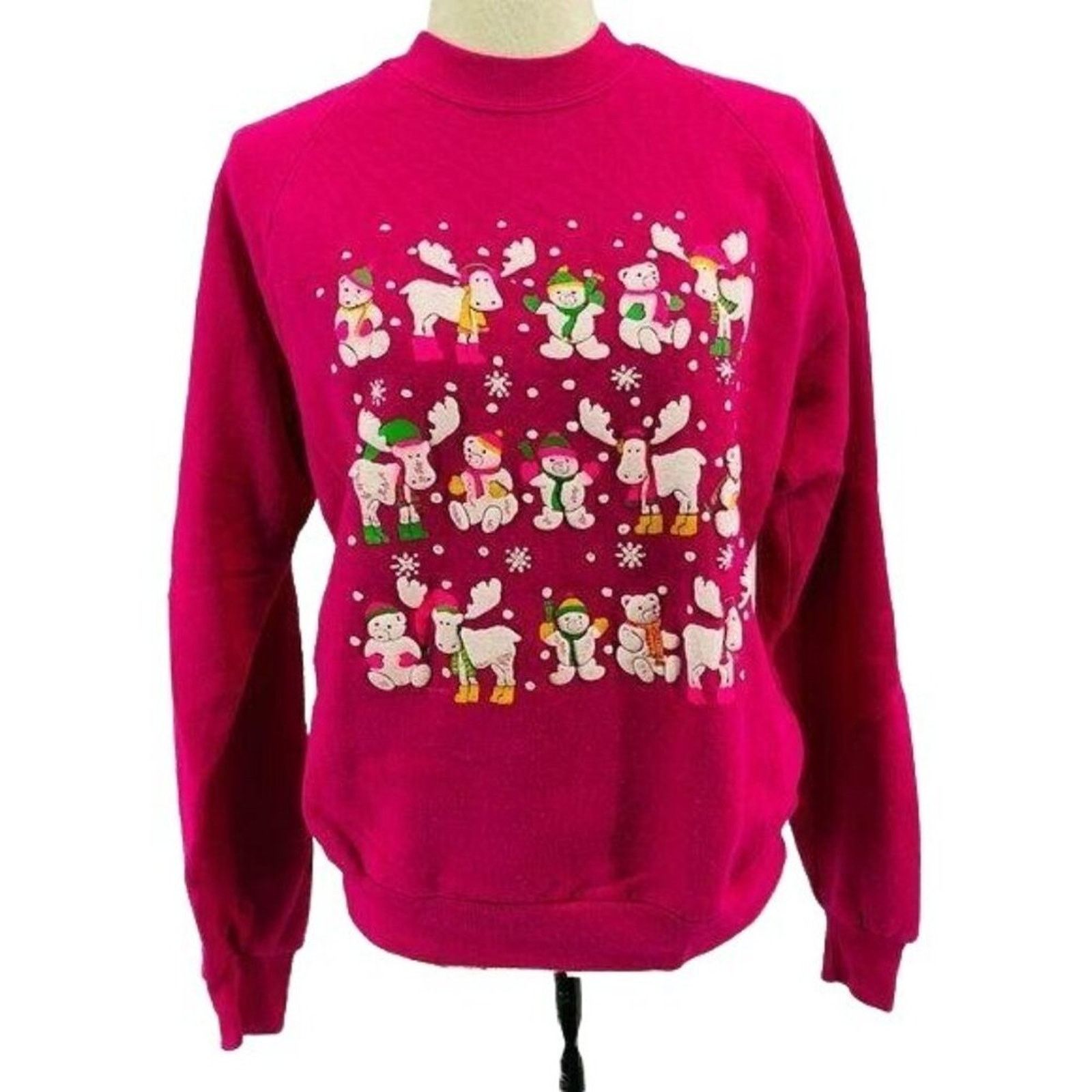 Jerzees Vintage 90s Jerzees Pullover Sweatshirt Puff Graphic Large Size L / US 10 / IT 46 - 9 Thumbnail