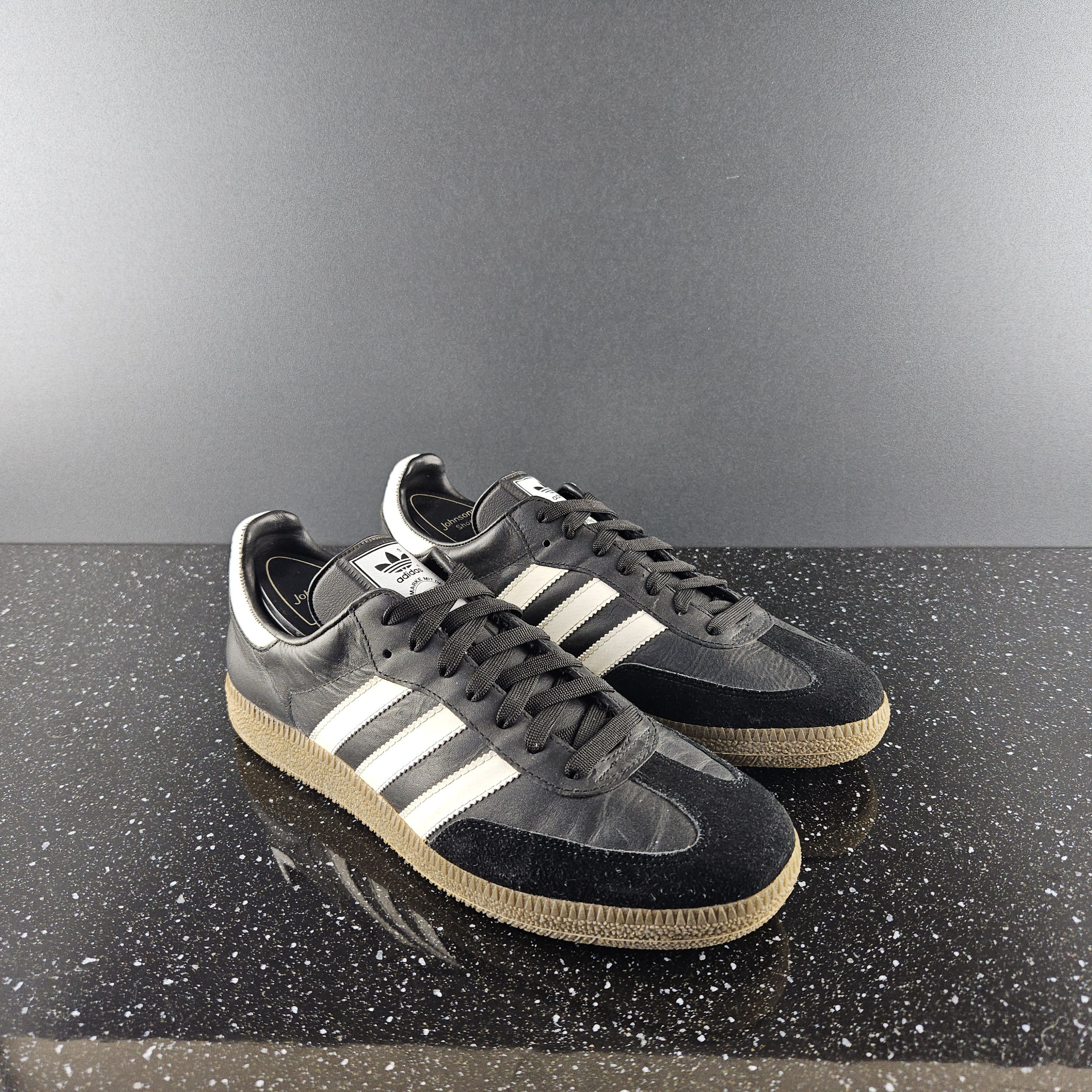 Adidas Vintage Adidas Samba black leather trainers Size US 9 / EU 42 - 4 Thumbnail