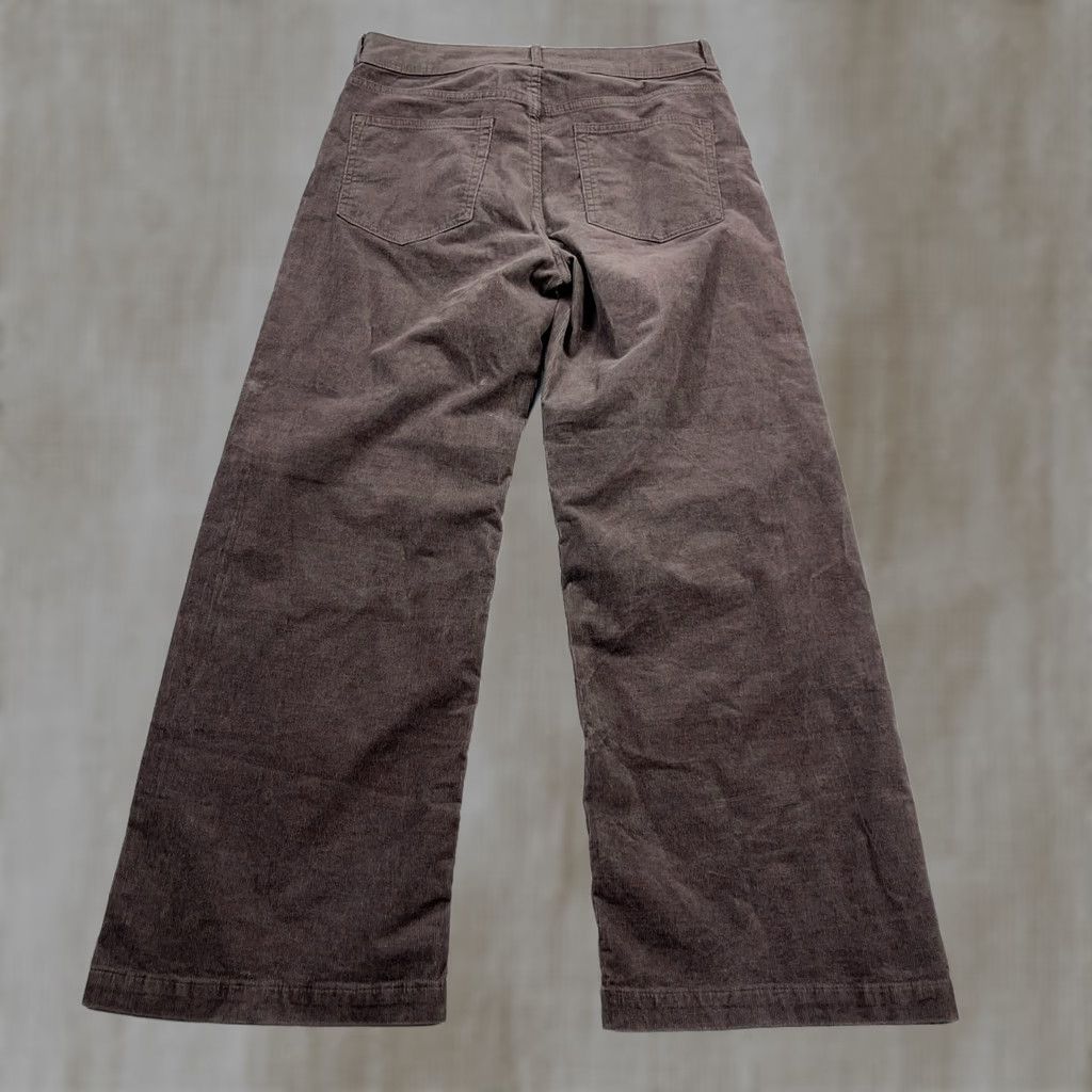 Gap Gap High Stride Jeans Women 31 12 Brown Corduroy Wide-Leg High Rise Pants Baggy Jeans 80s 90s Retro Modern Mens Womens Girls Boys Size 34" / US 12 / IT 48 - 1 Thumbnail